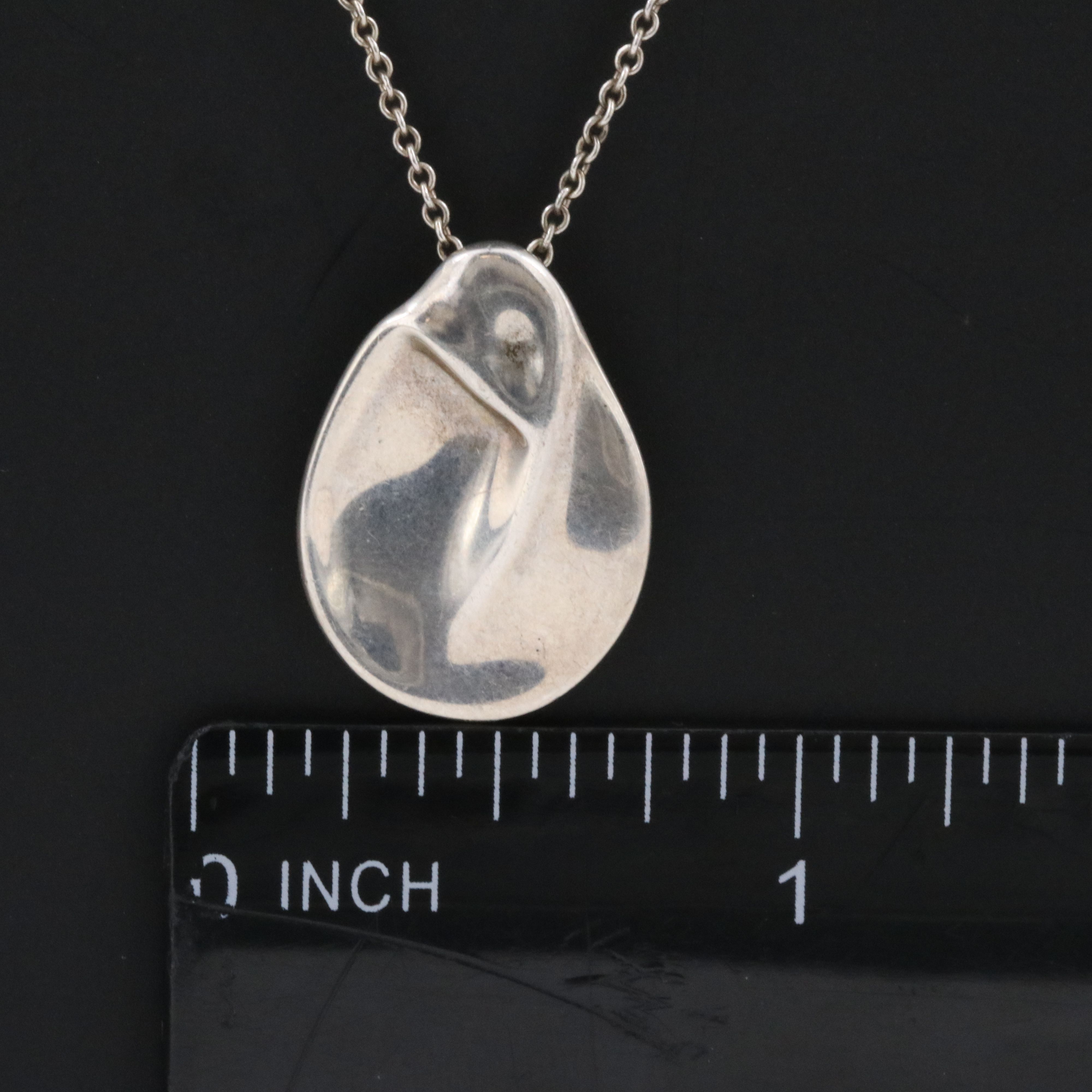 Elsa Peretti for Tiffany & Co. Sterling Madonna Necklace