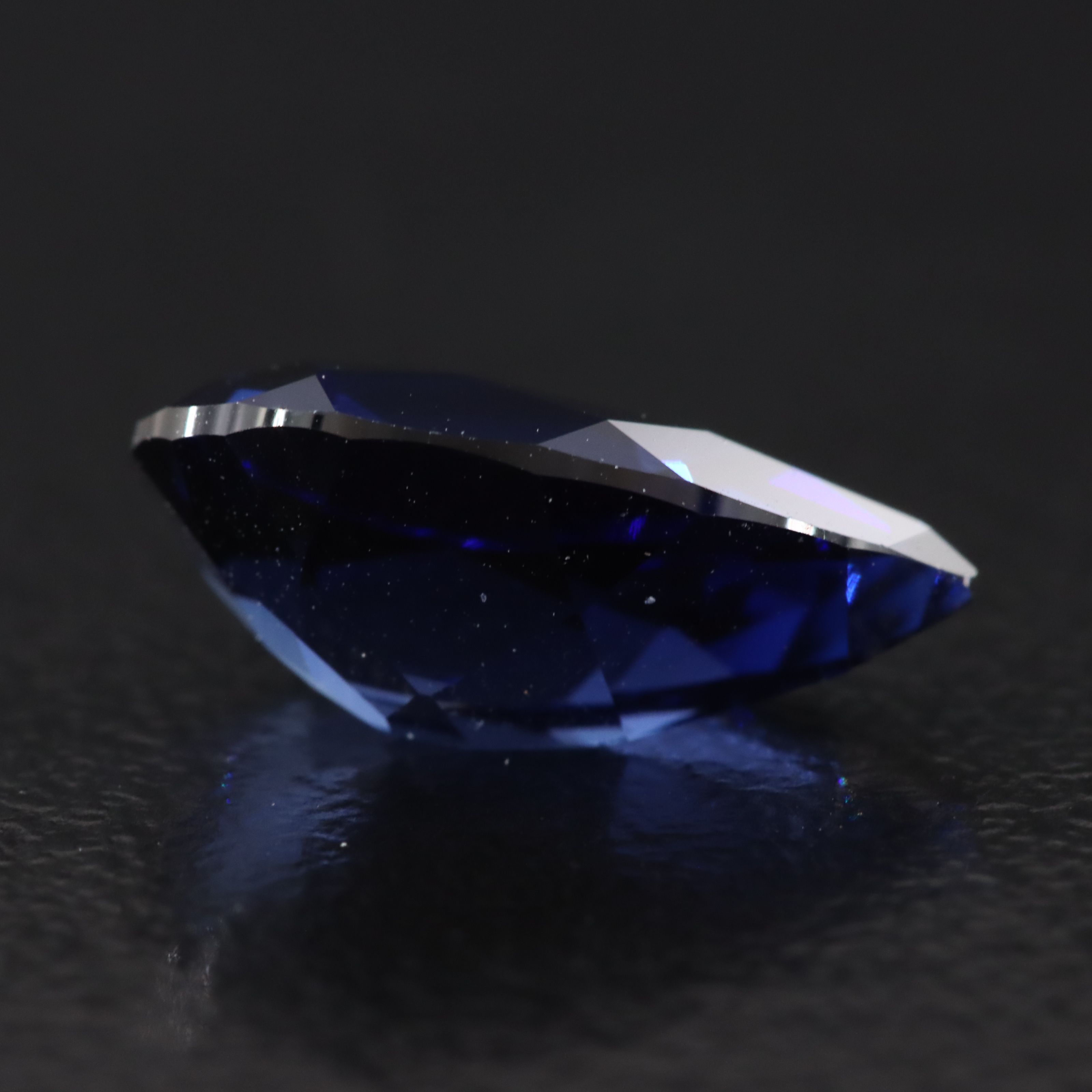 Loose 3.44 CT Lab Grown Sapphire
