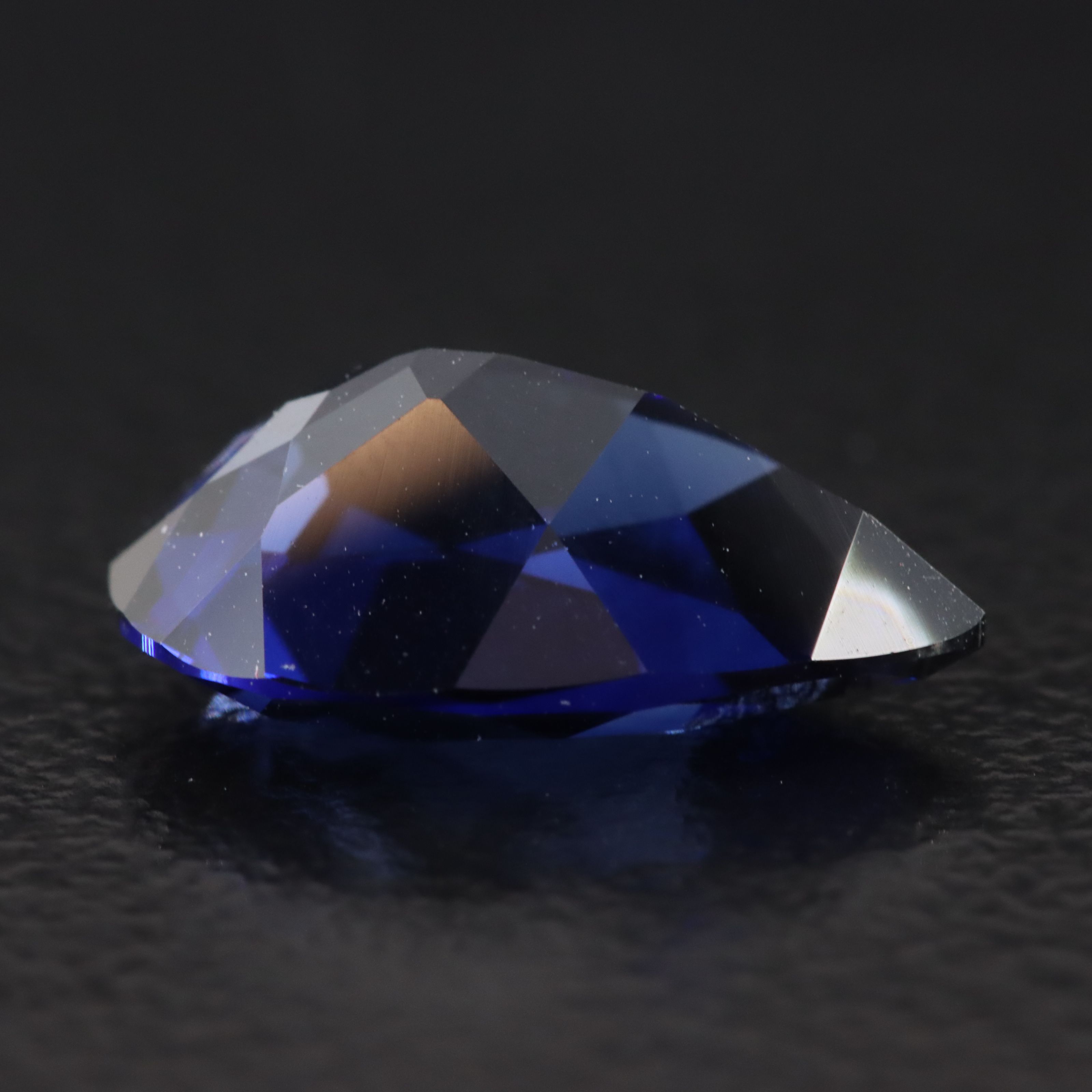 Loose 3.44 CT Lab Grown Sapphire