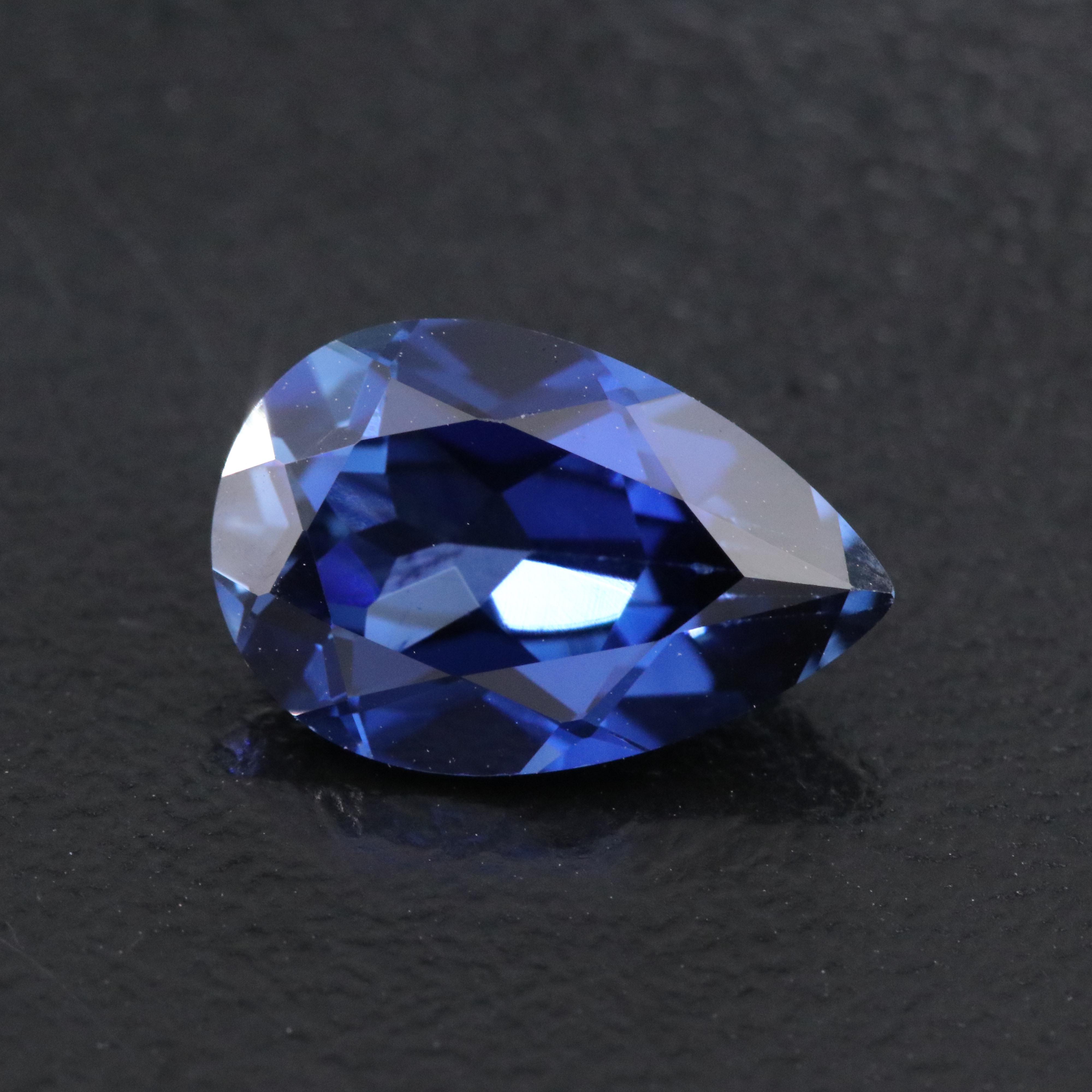Loose 3.73 CT Lab Grown Sapphire