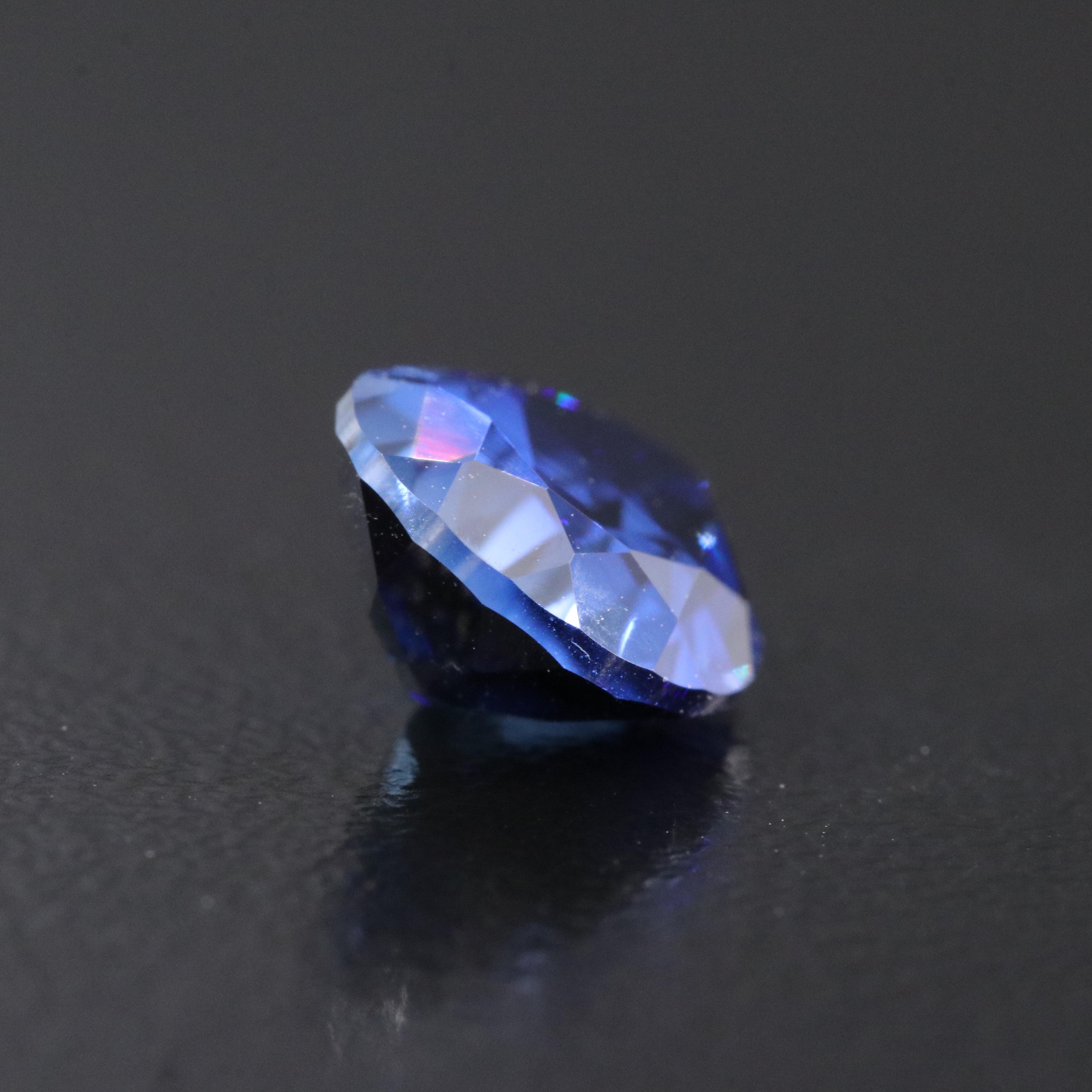 Loose 3.73 CT Lab Grown Sapphire