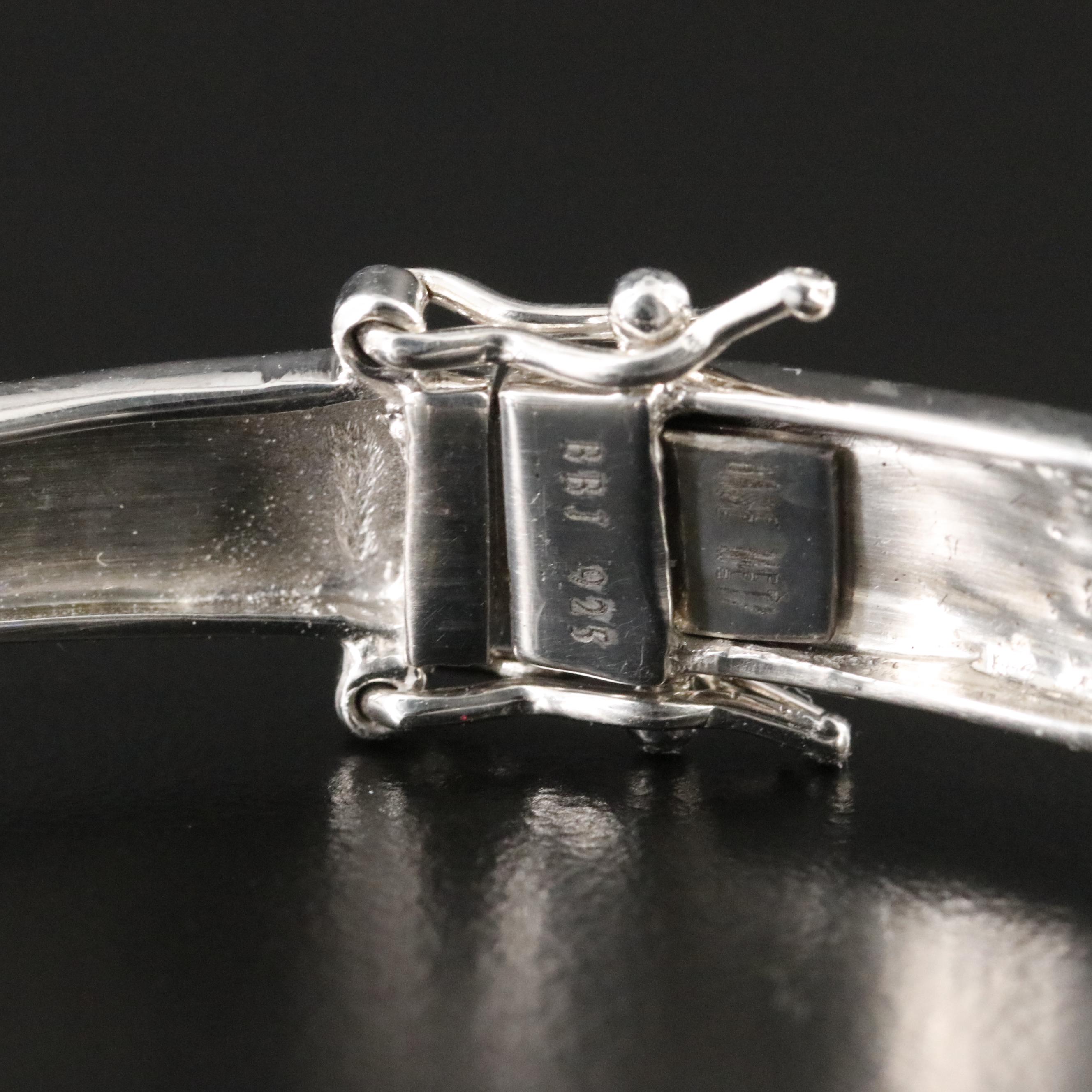 Sterling Tanzanite Bangle