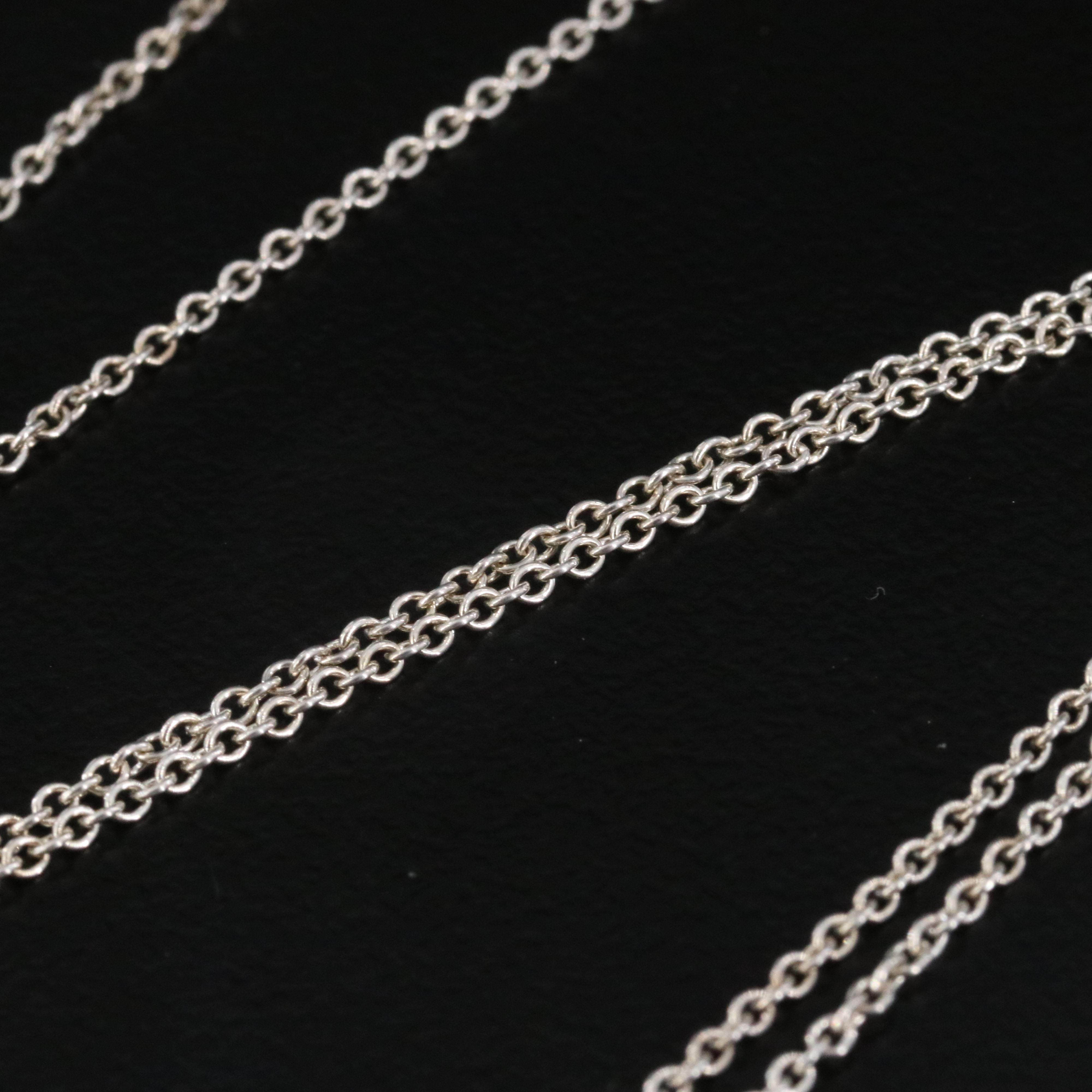 Elsa Peretti for Tiffany & Co. Sterling Infinity Cross Pendant Necklace