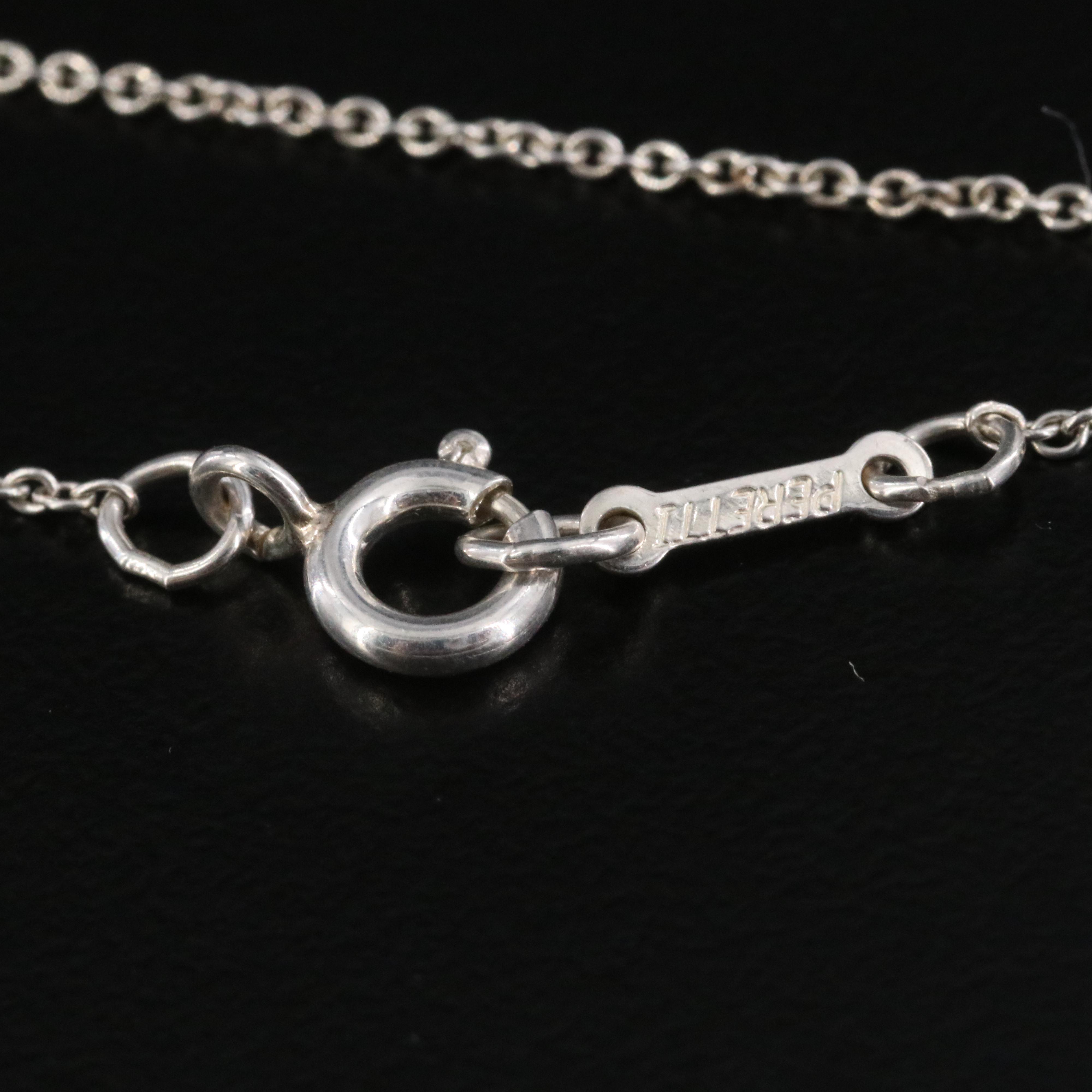 Elsa Peretti for Tiffany & Co. Sterling Infinity Cross Pendant Necklace