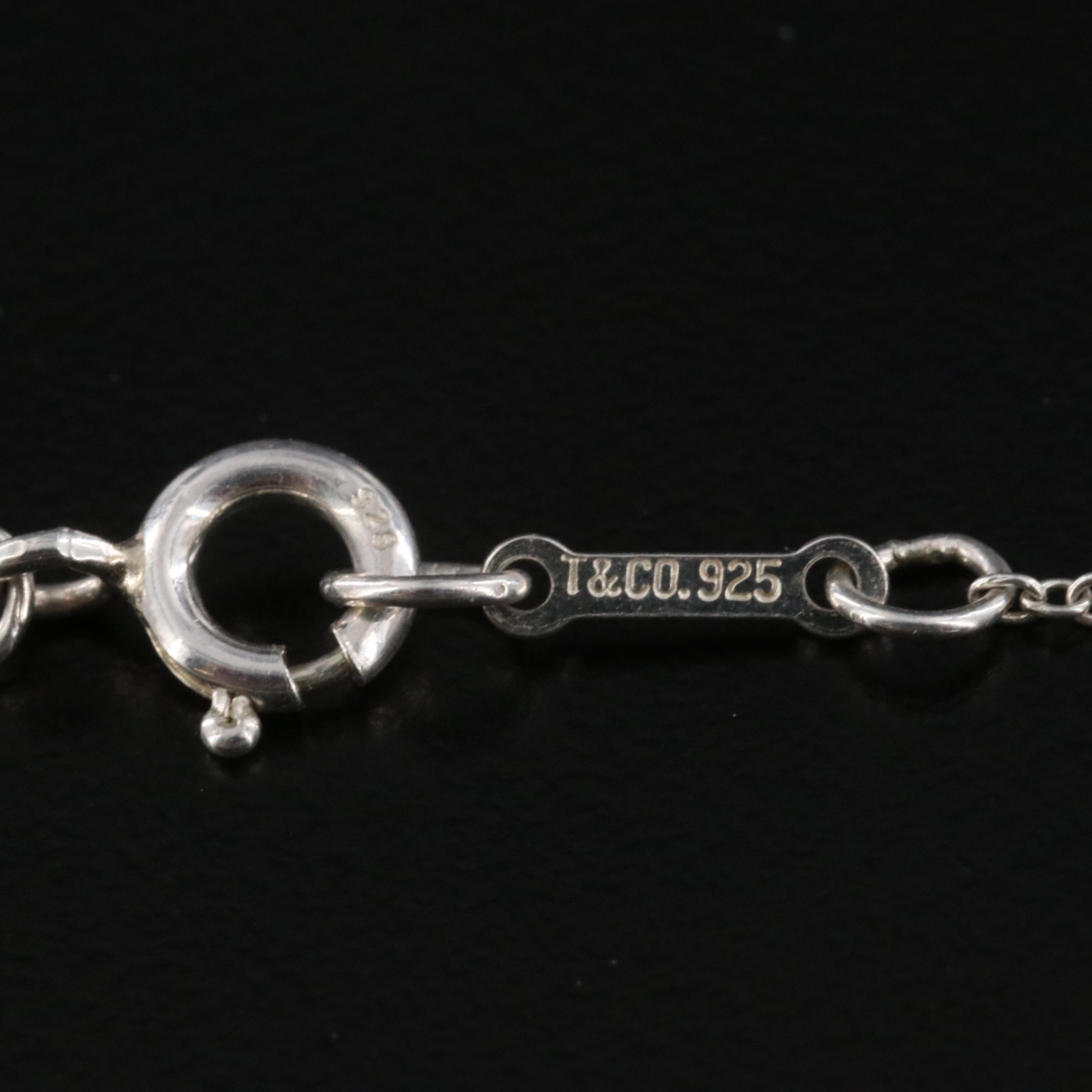 Elsa Peretti for Tiffany & Co. Sterling Infinity Cross Pendant Necklace