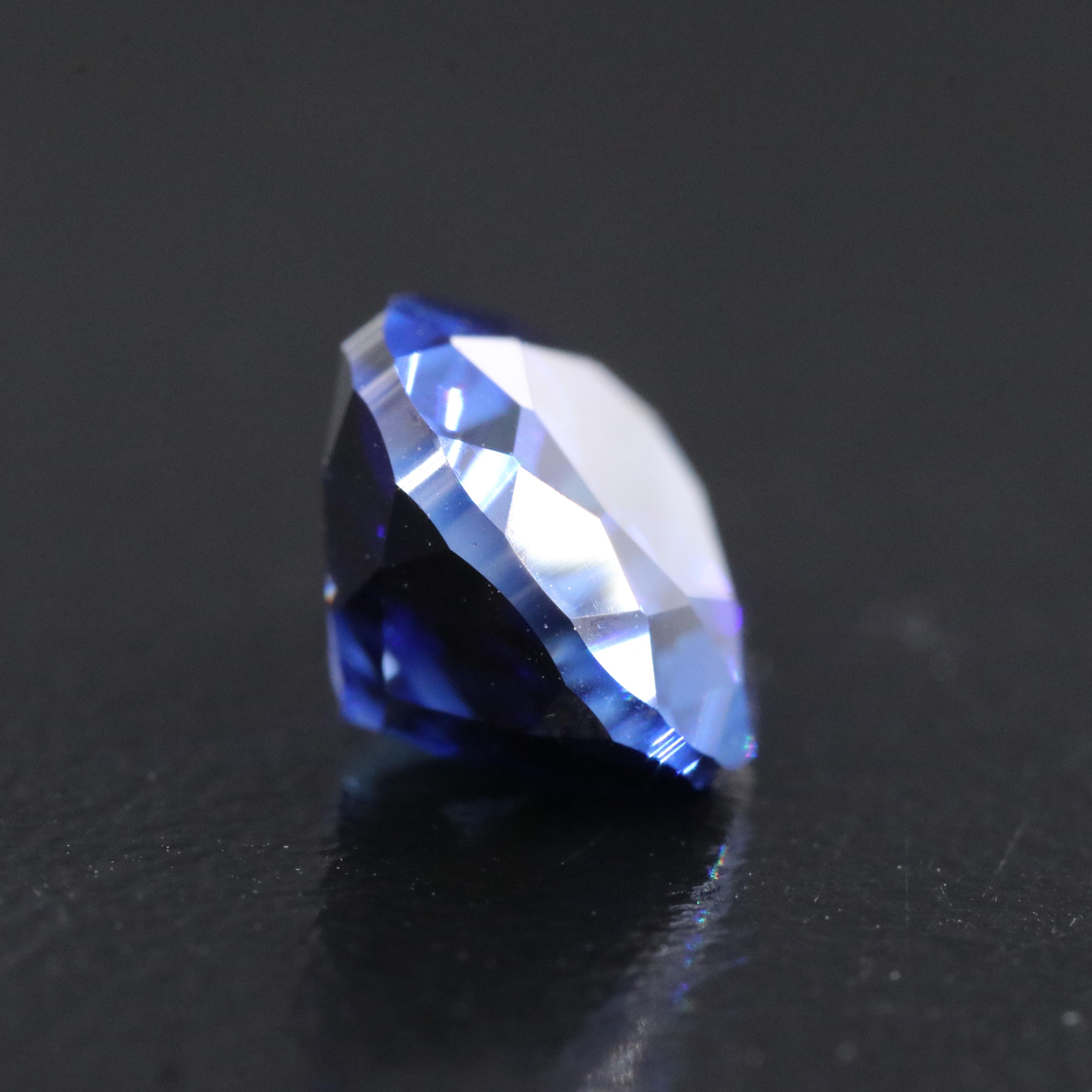 Loose 3.88 CT Lab Grown Sapphire