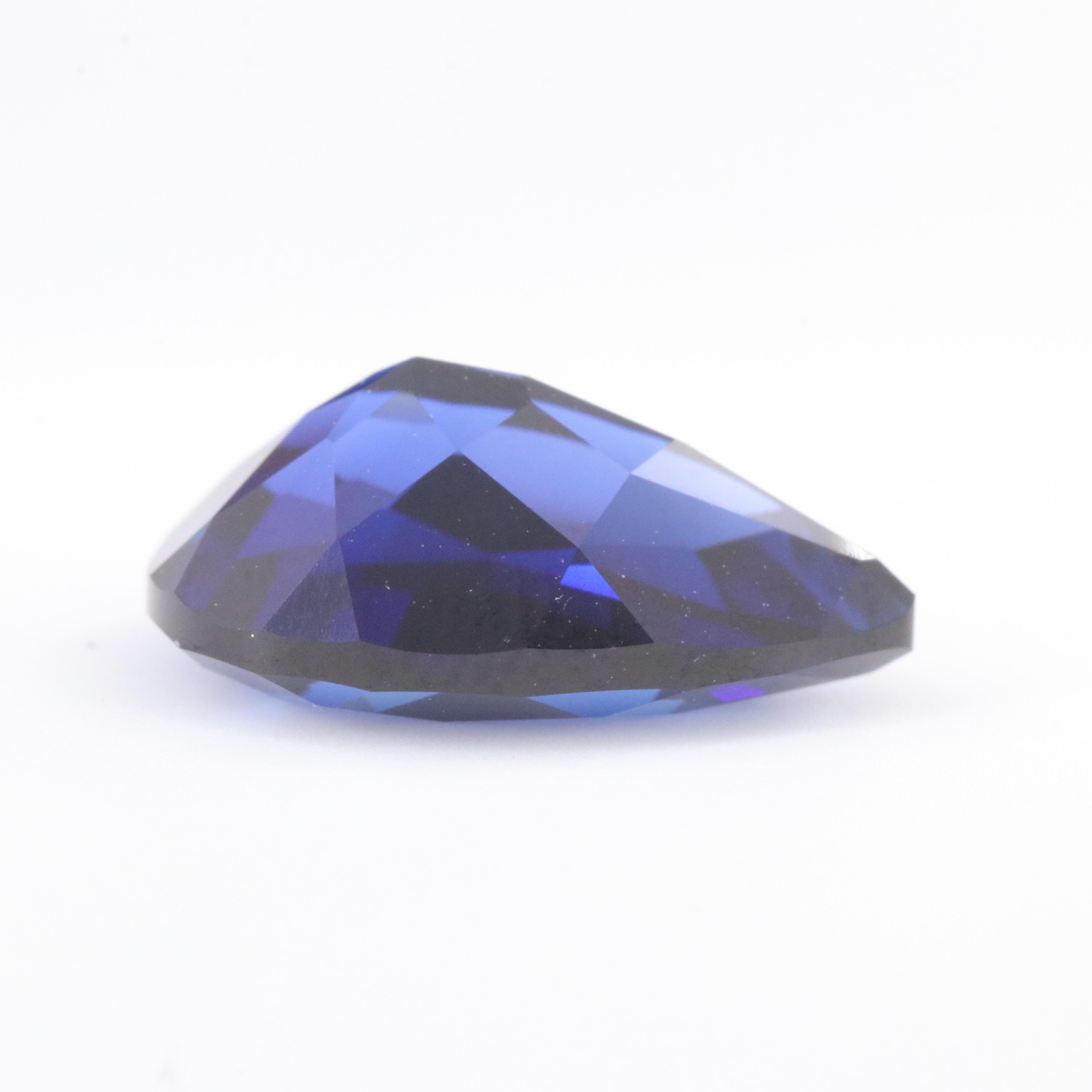 Loose 3.88 CT Lab Grown Sapphire