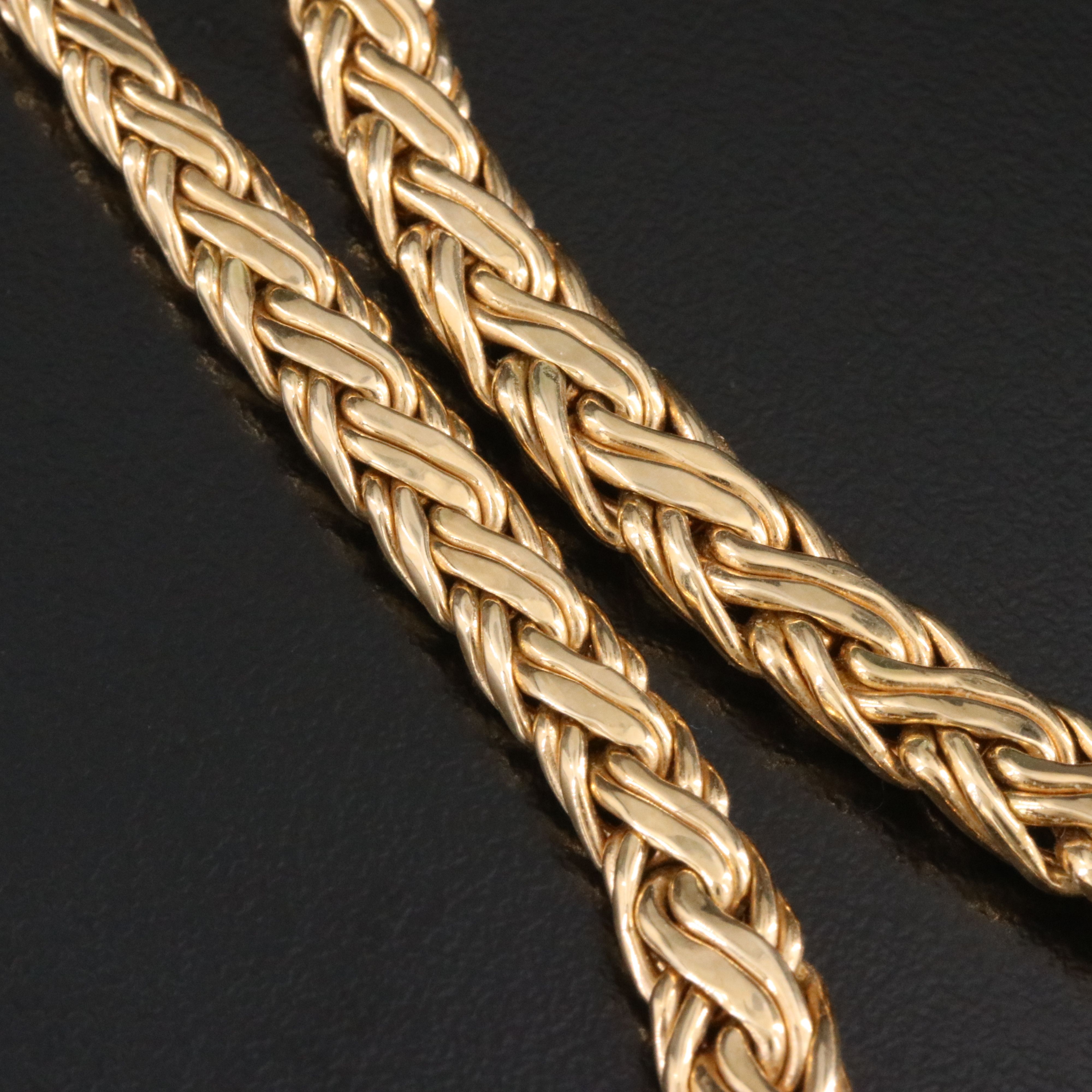 Tiffany & Co. 14K Graduated Byzantine Necklace