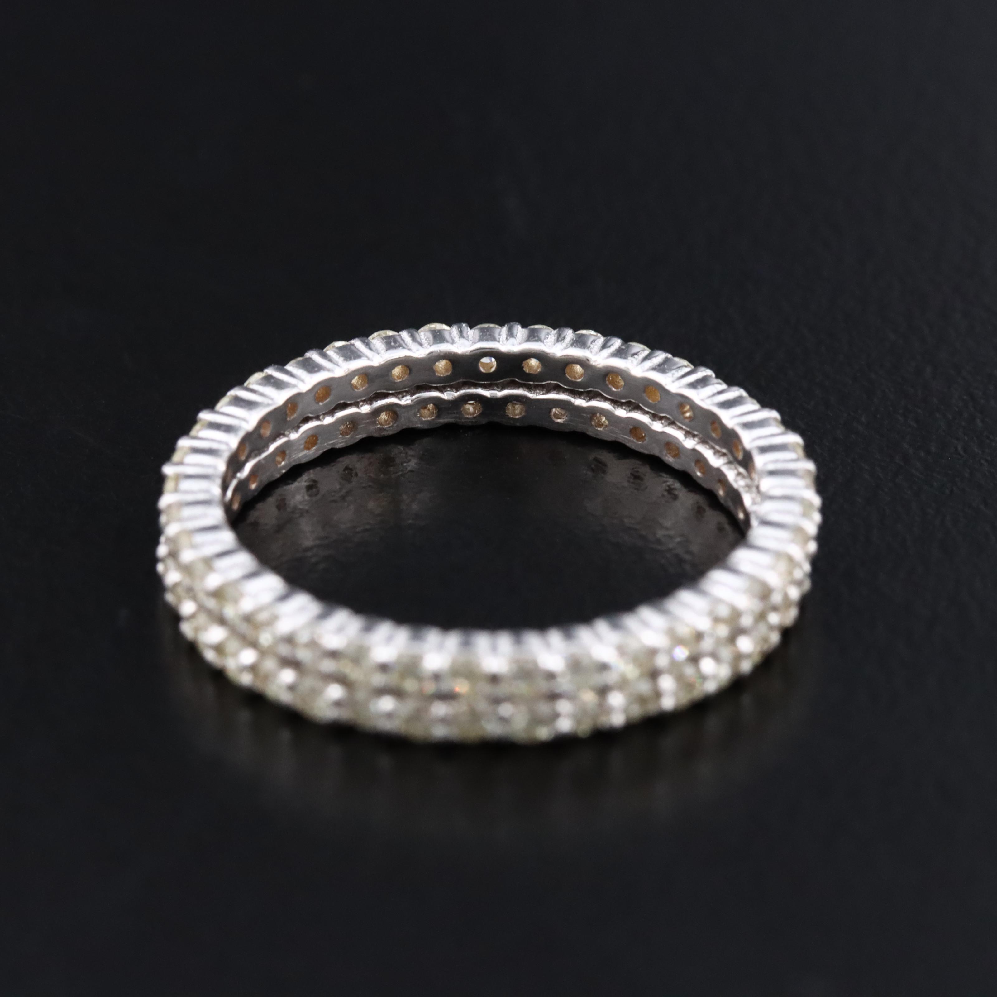 14K 1.26 CTW Diamond Eternity Bands