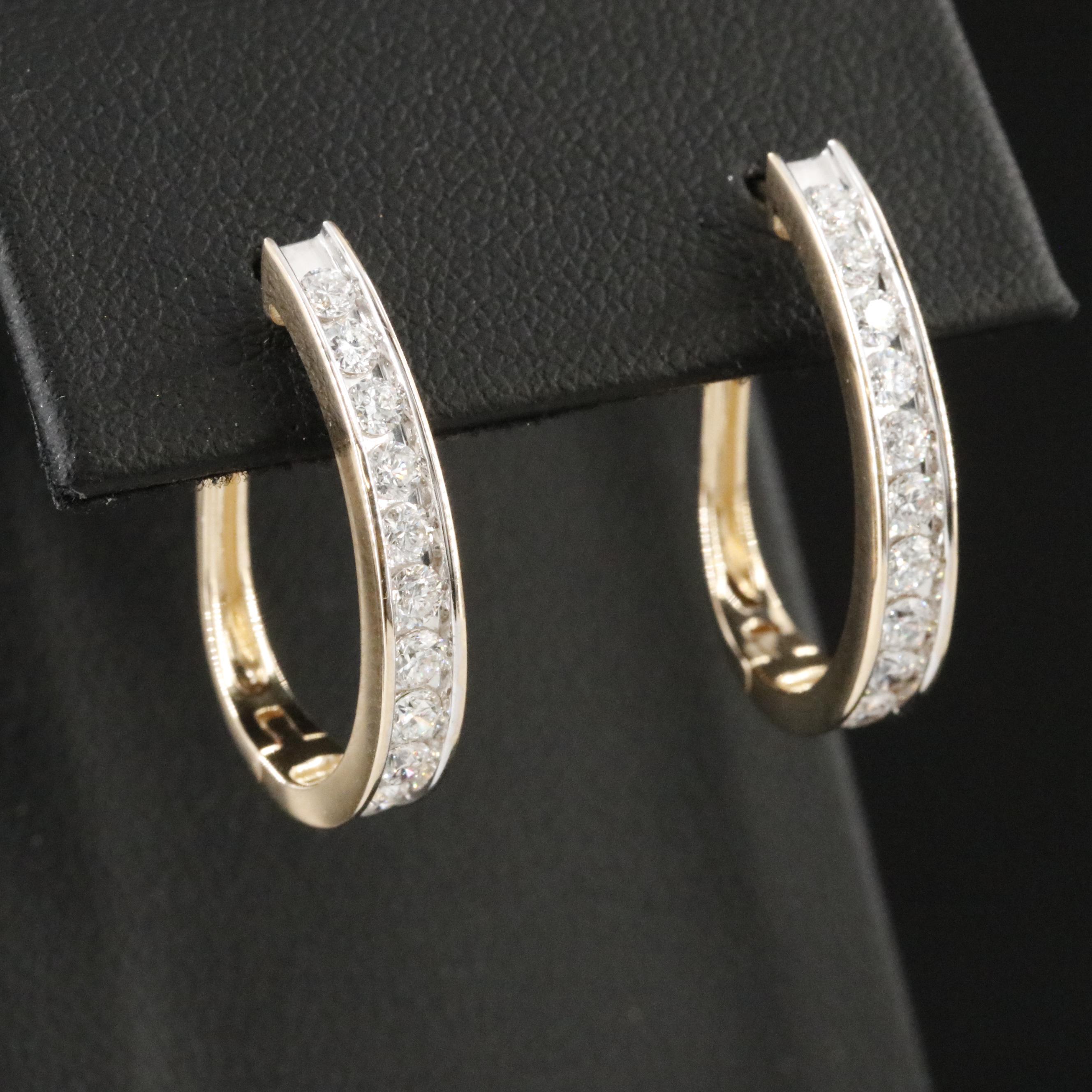 14K 1.00 CTW Lab Grown Diamond Earrings