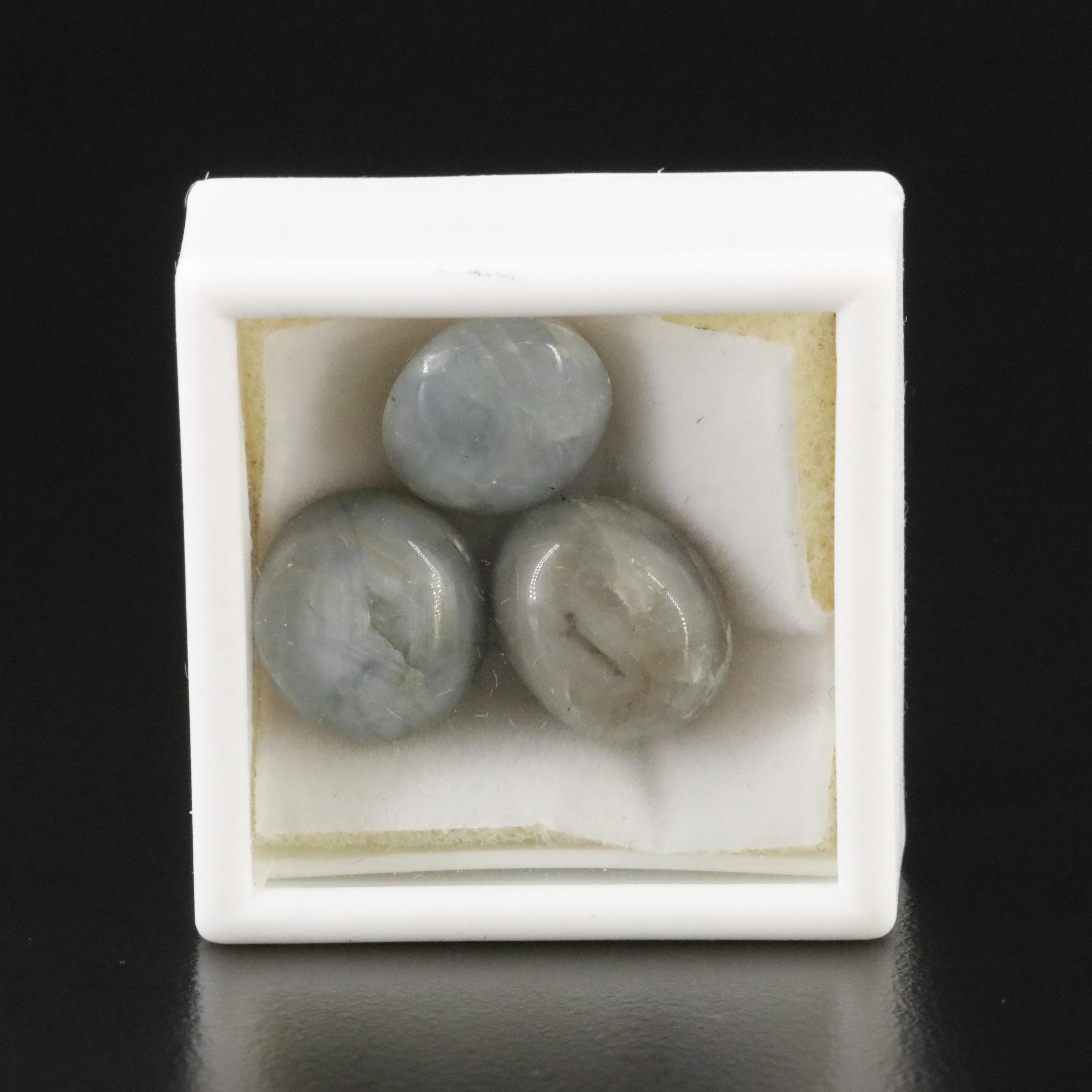 Loose 42.58 CTW Gray Sapphires