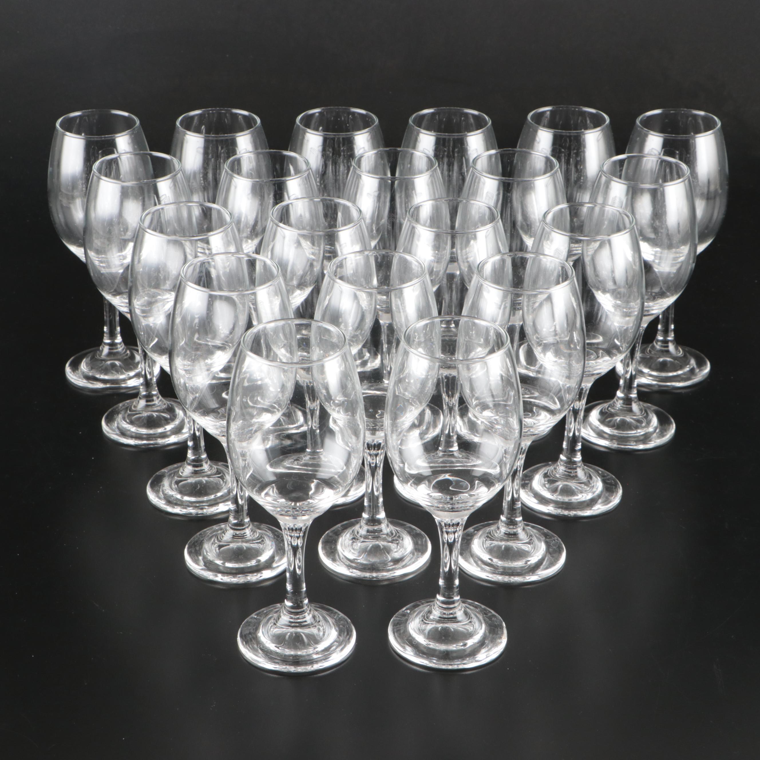 Arcoroc Crystal White Wine Glasses