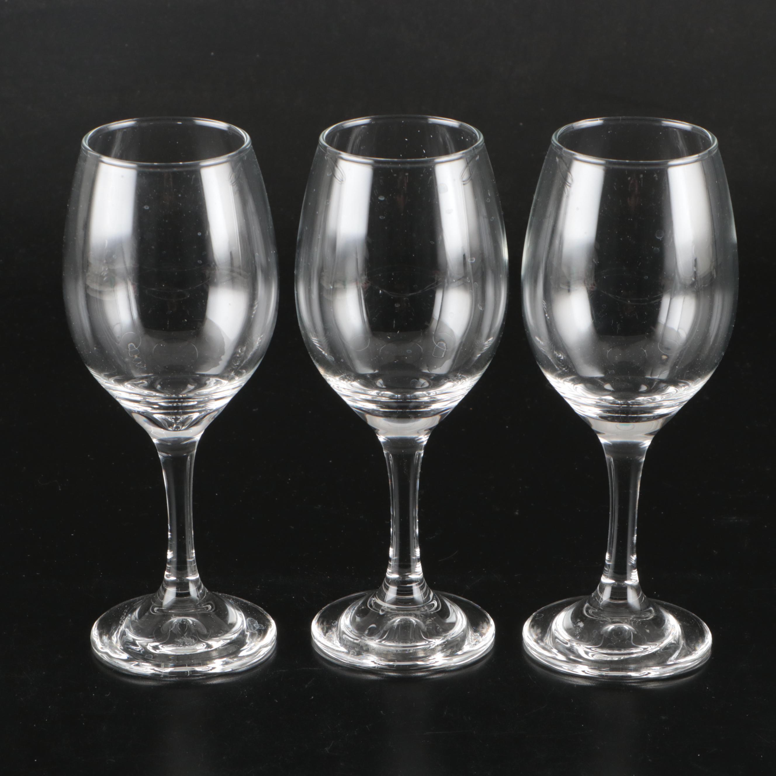 Arcoroc Crystal White Wine Glasses