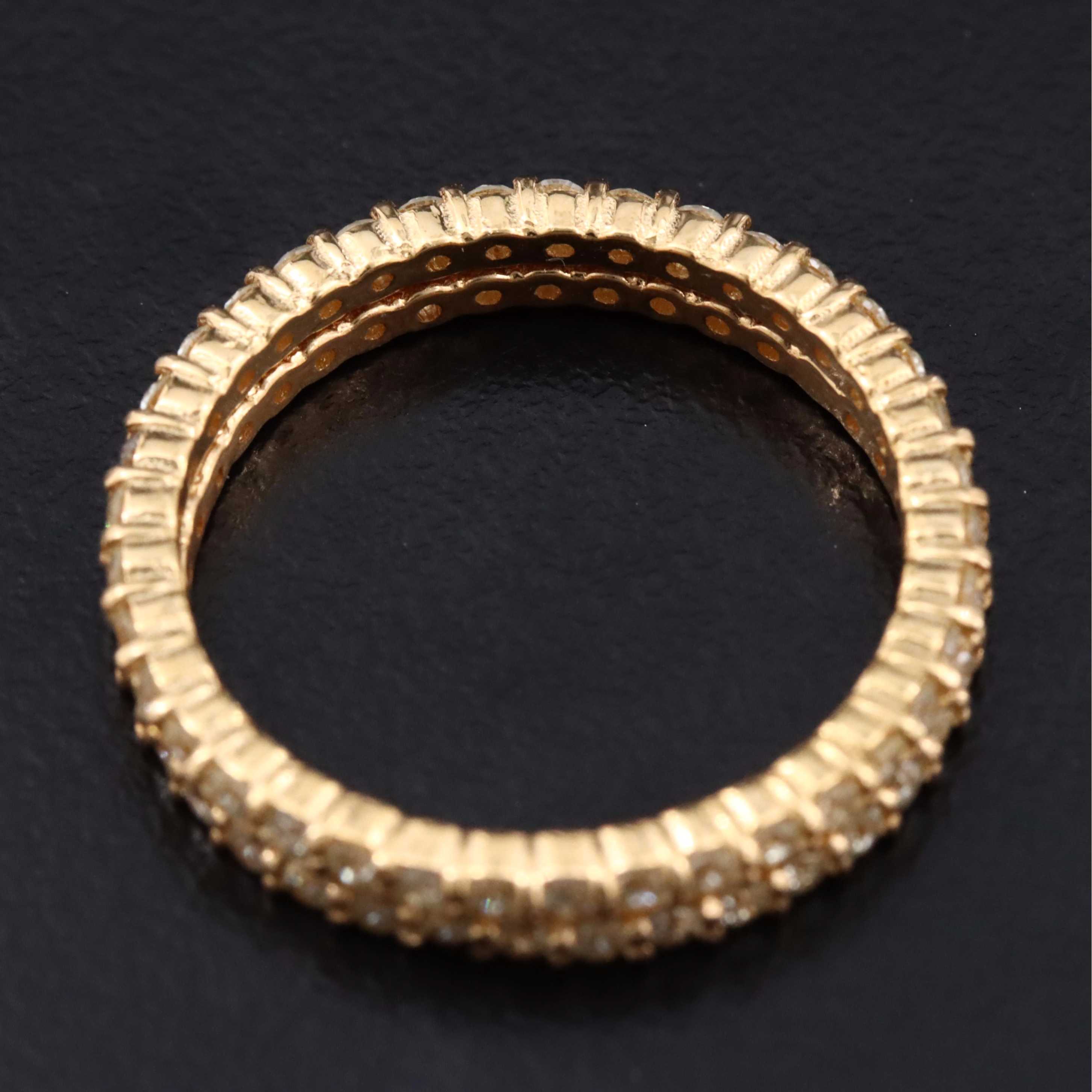 14K 1.26 CTW Diamond Eternity Bands