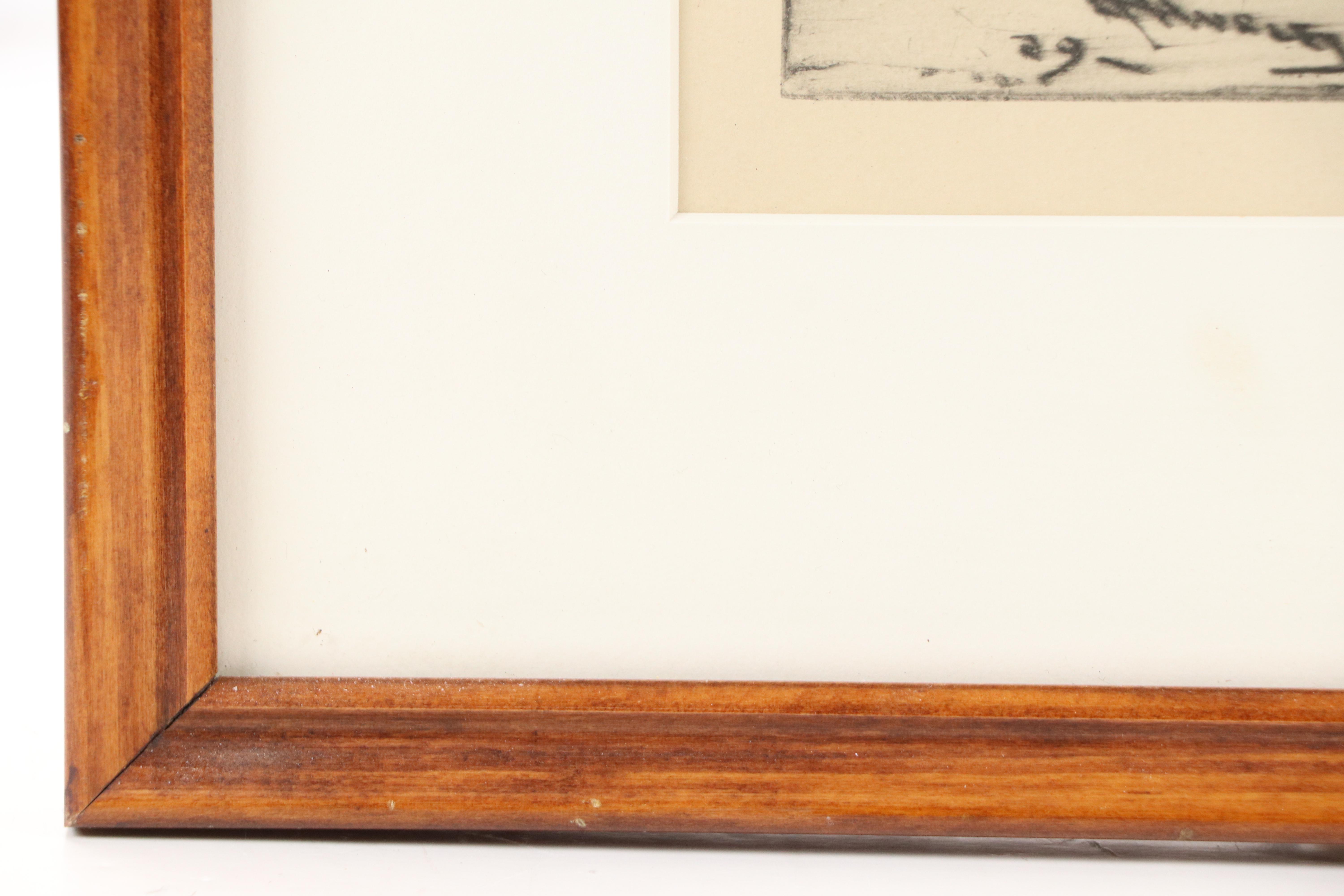 Edward Timothy Hurley Etching of Pondside Farm, 1929