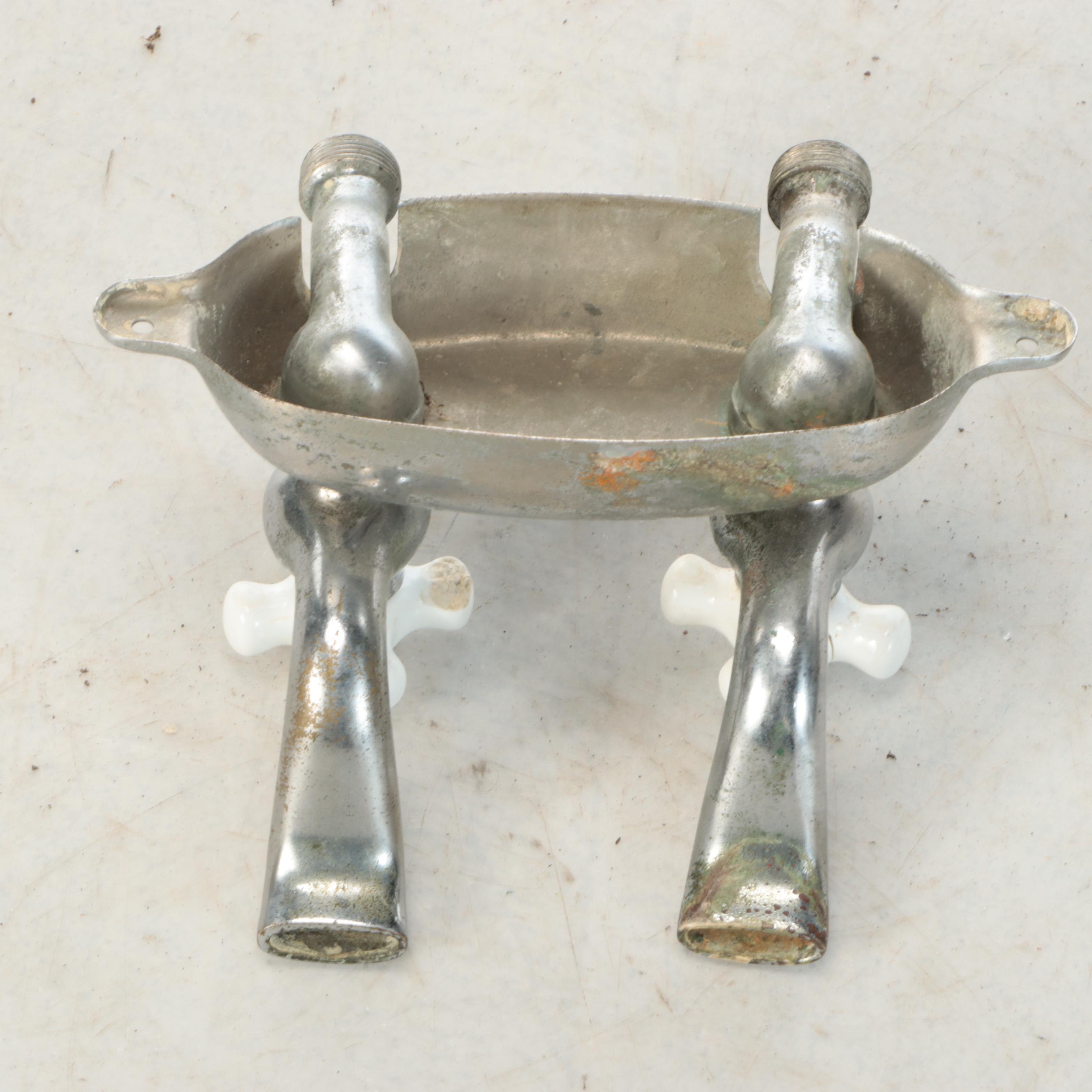 Wall Mounted Metal Bathtub Faucet Set