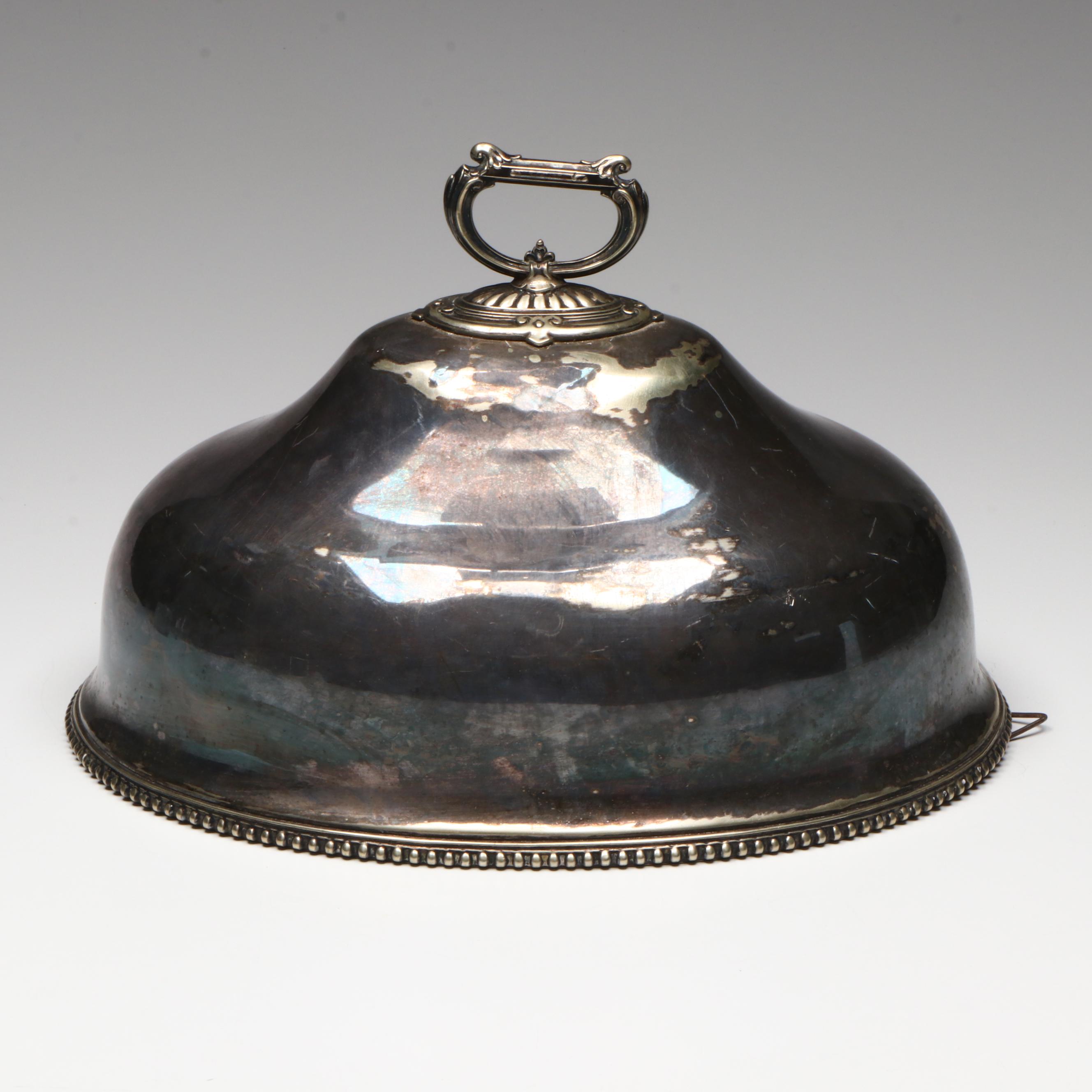 Georgian Style Atkin Brothers English Silver Plate Cloche