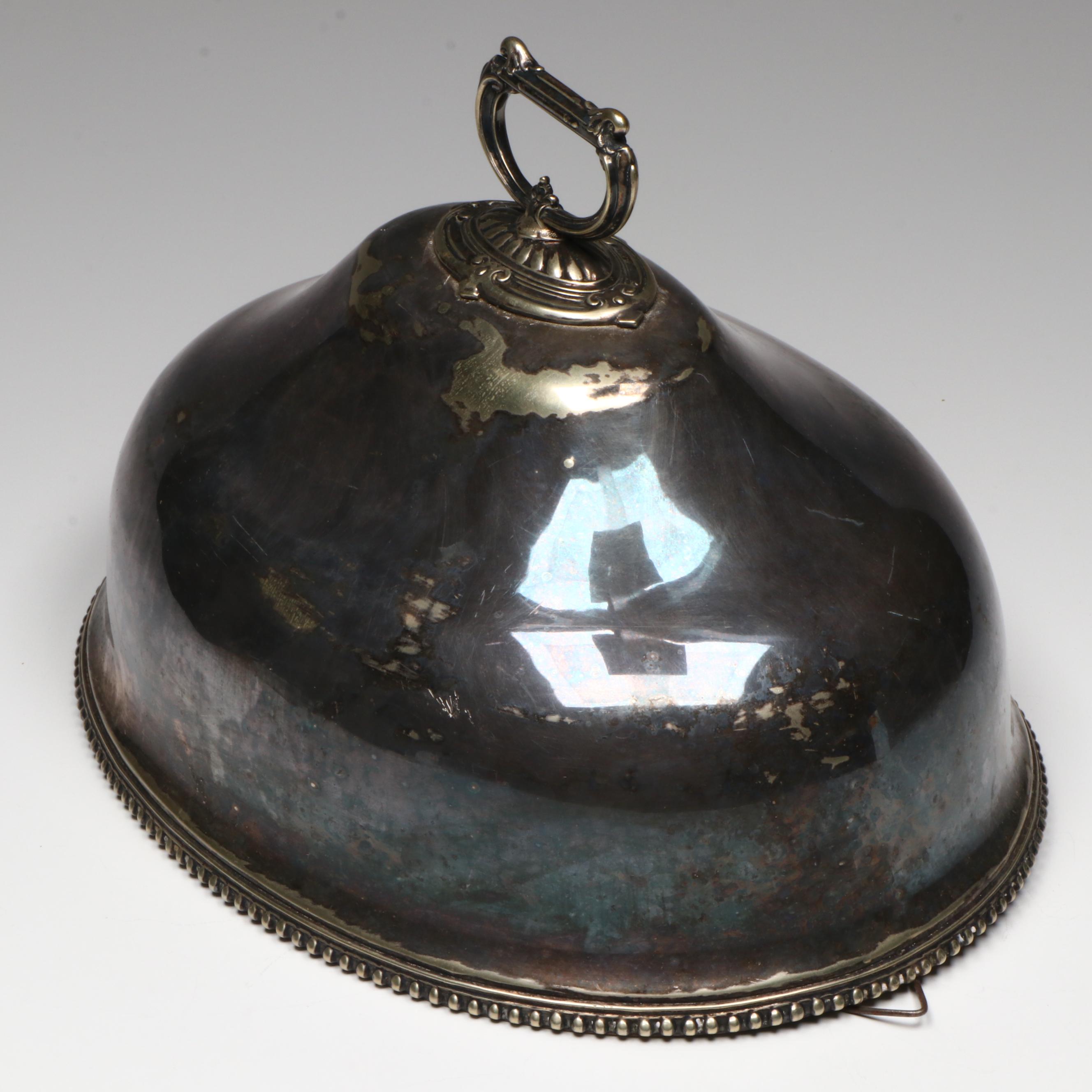 Georgian Style Atkin Brothers English Silver Plate Cloche