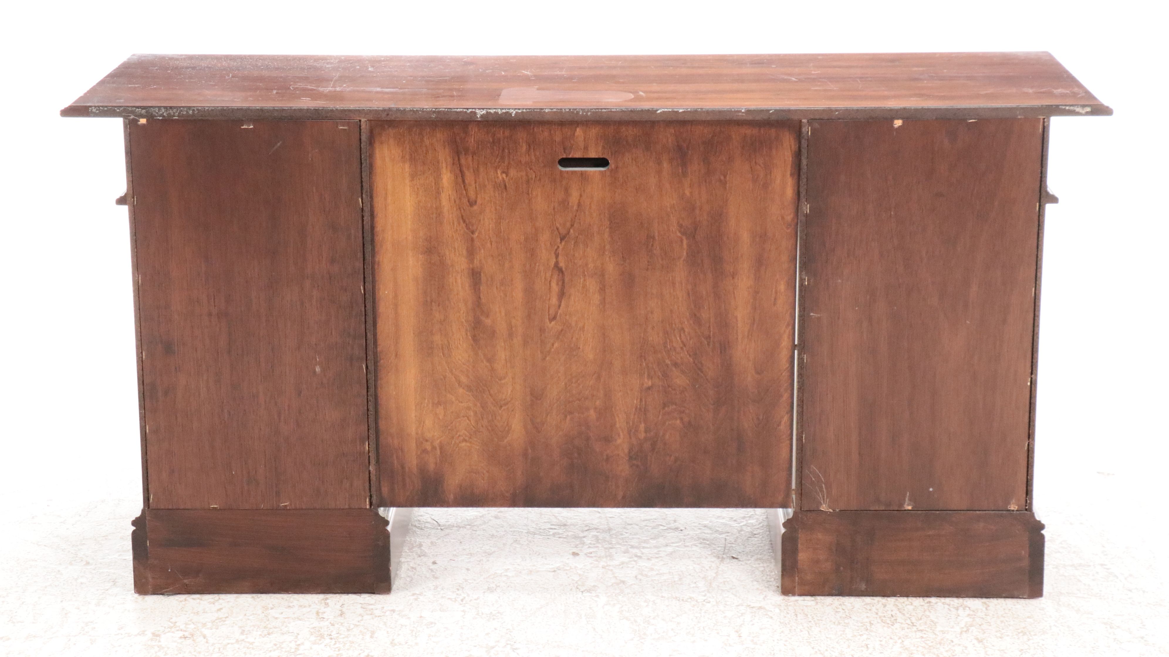 Sligh Traditional Style Cherry Kneehole Desk