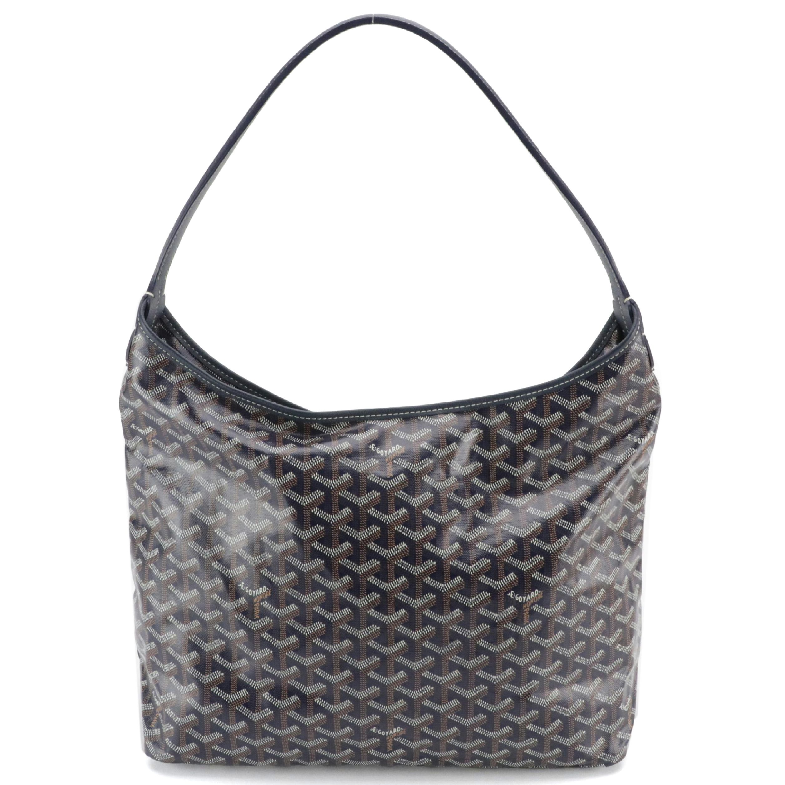 Goyard Bohème Shoulder Bag in Navy Goyardine Canvas