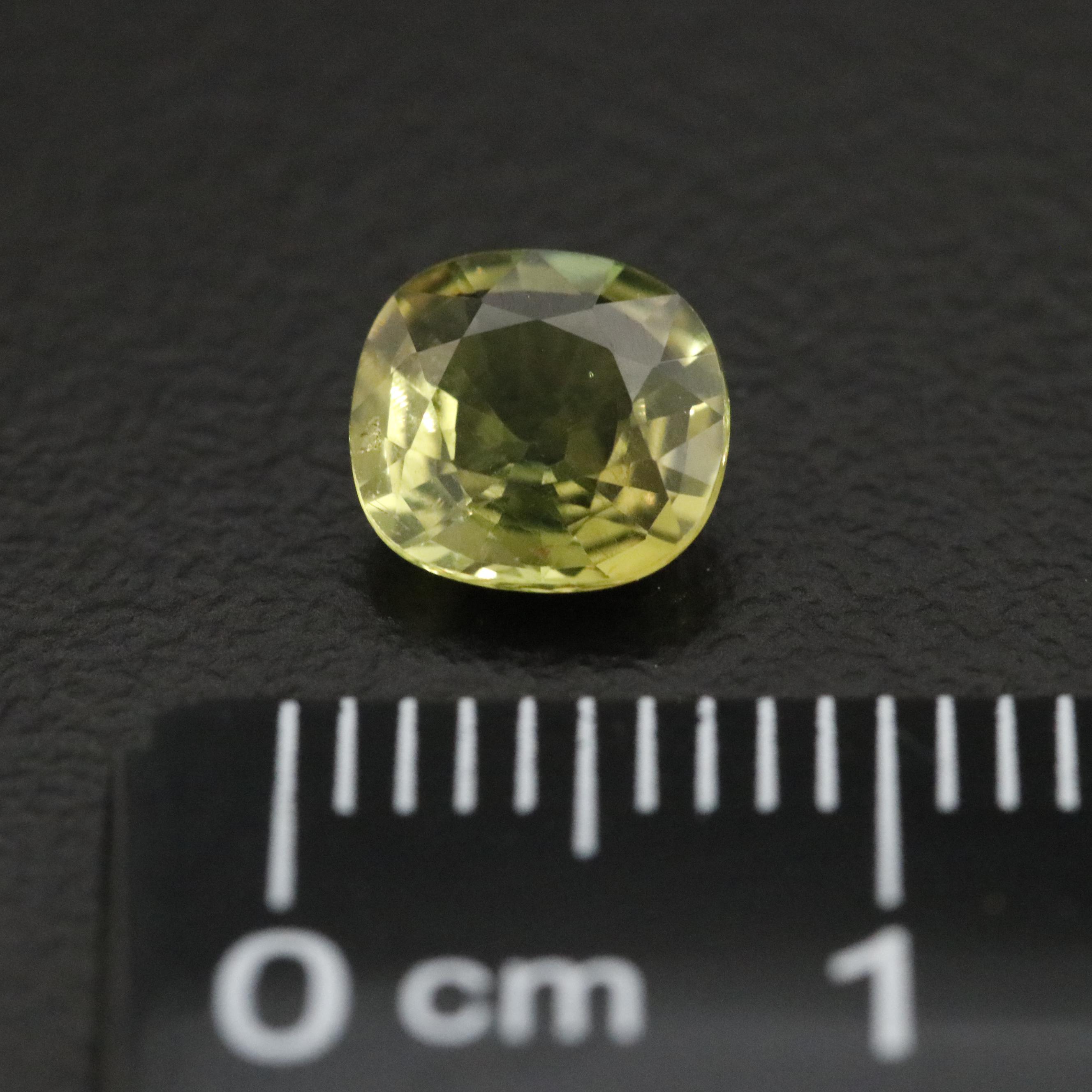 Loose 1.10 CT Green Sapphire