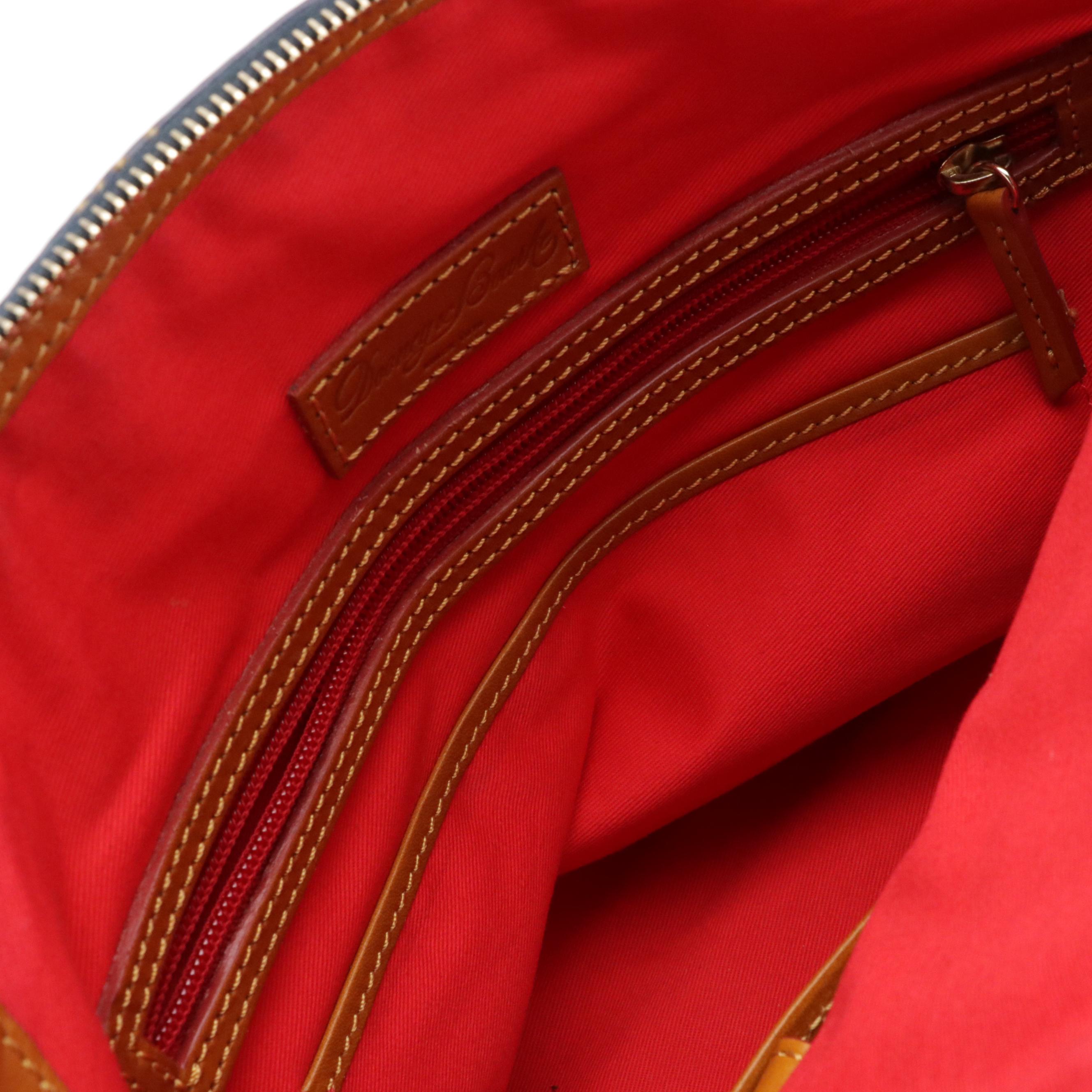 Dooney & Bourke Shiny Monogram Vachetta Florentine Leather Bags