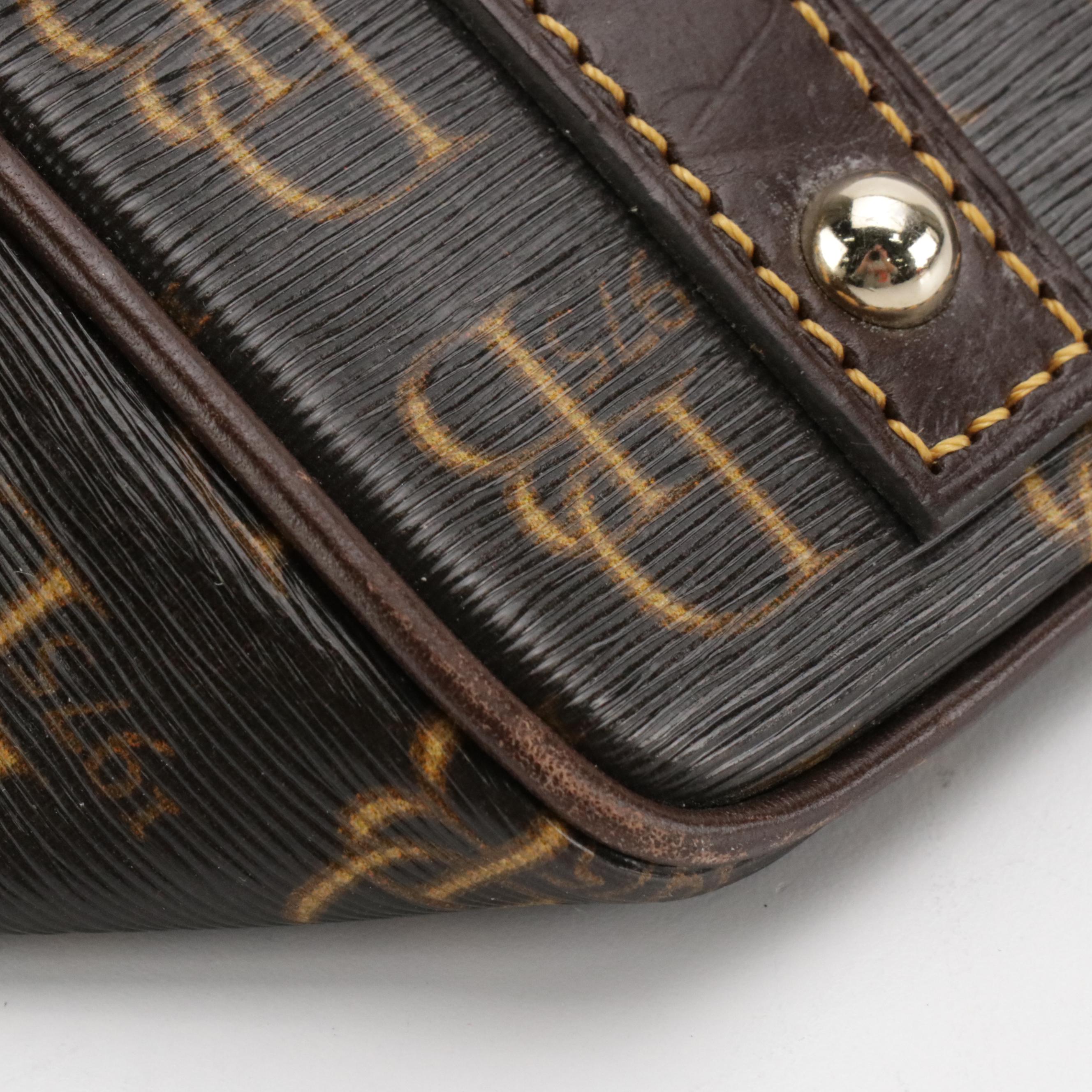 Dooney & Bourke Shiny Monogram Vachetta Florentine Leather Bags