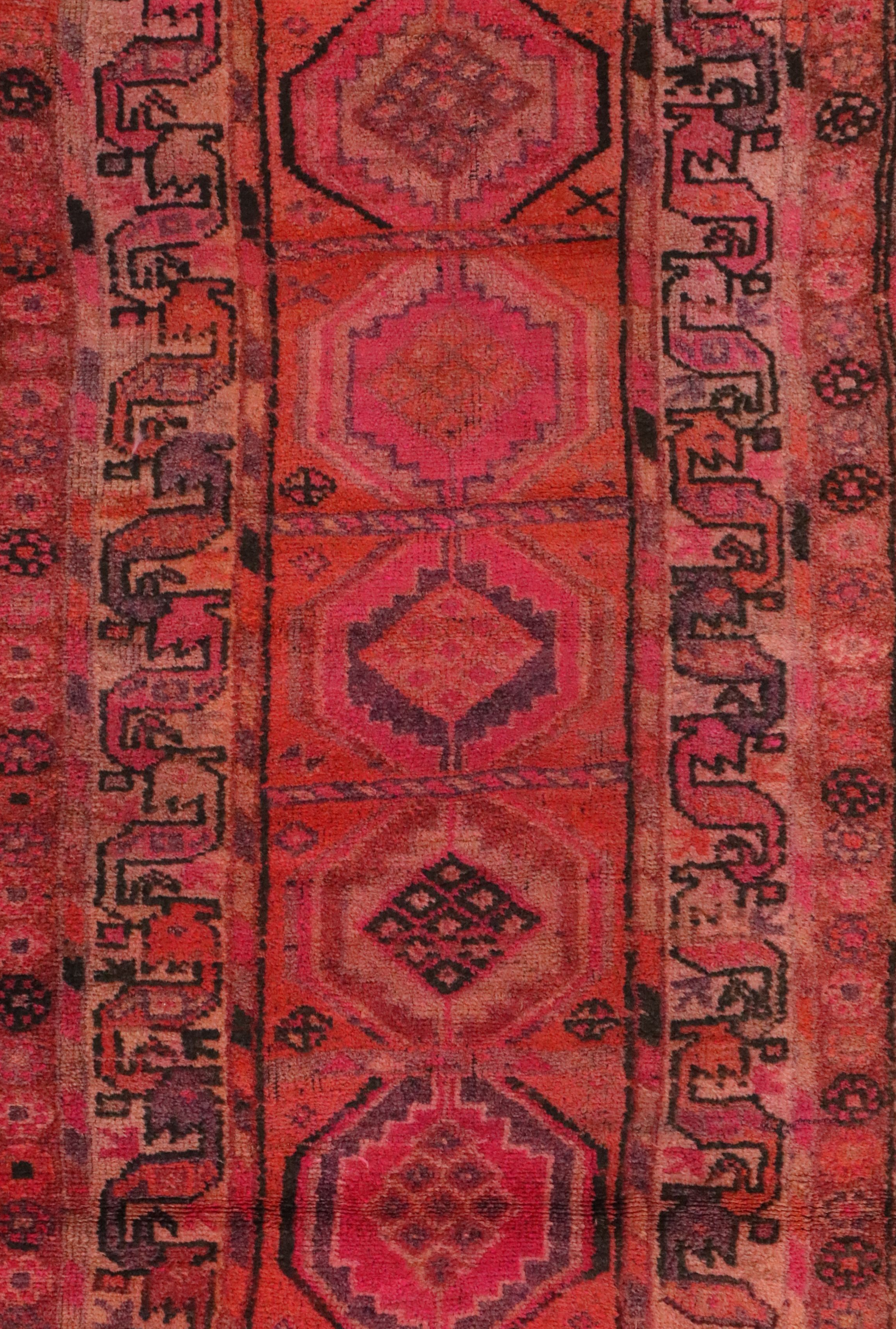 3'1 x 11'2 Hand-Knotted Turkish Village Carpet Runner Long Rug