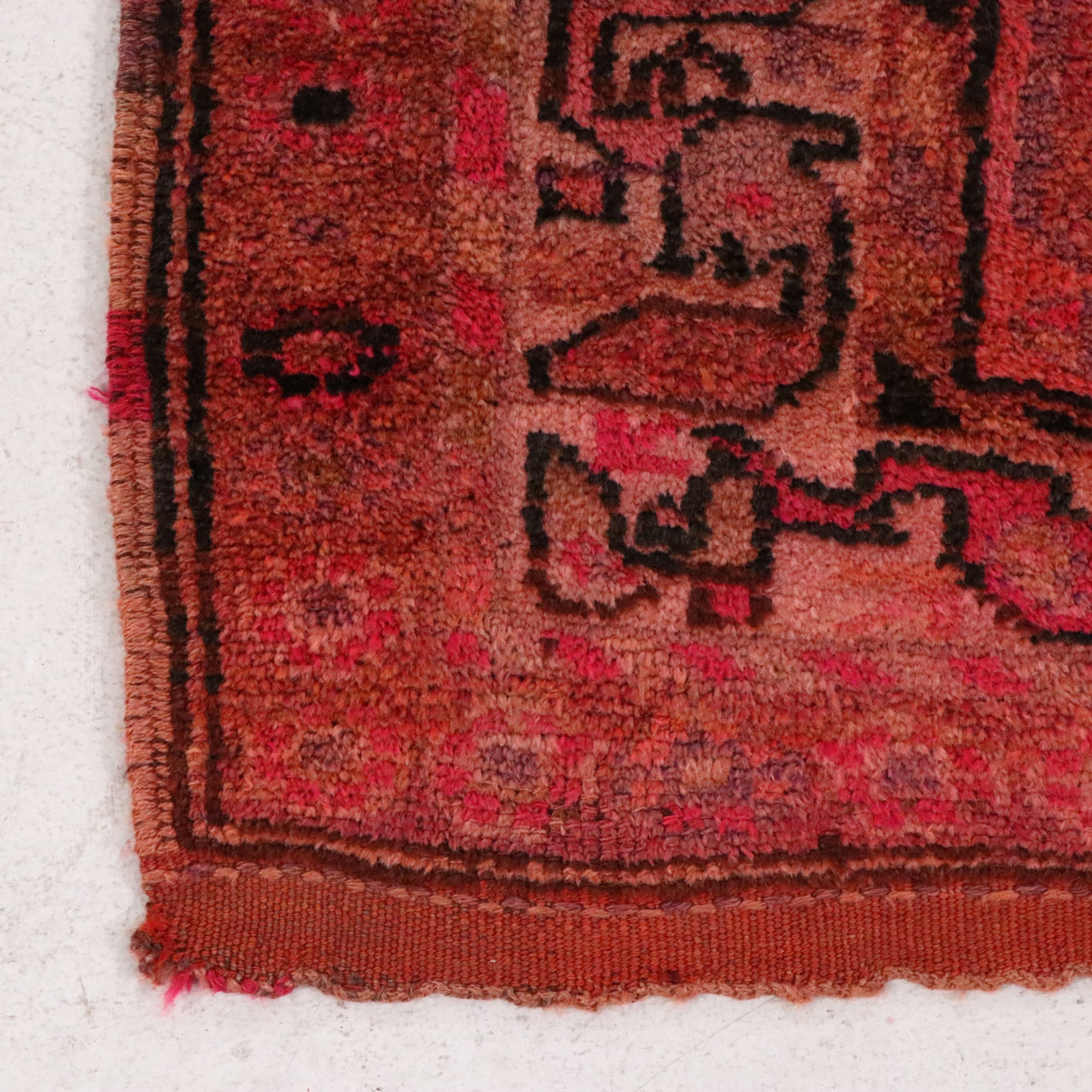 3'1 x 11'2 Hand-Knotted Turkish Village Carpet Runner Long Rug