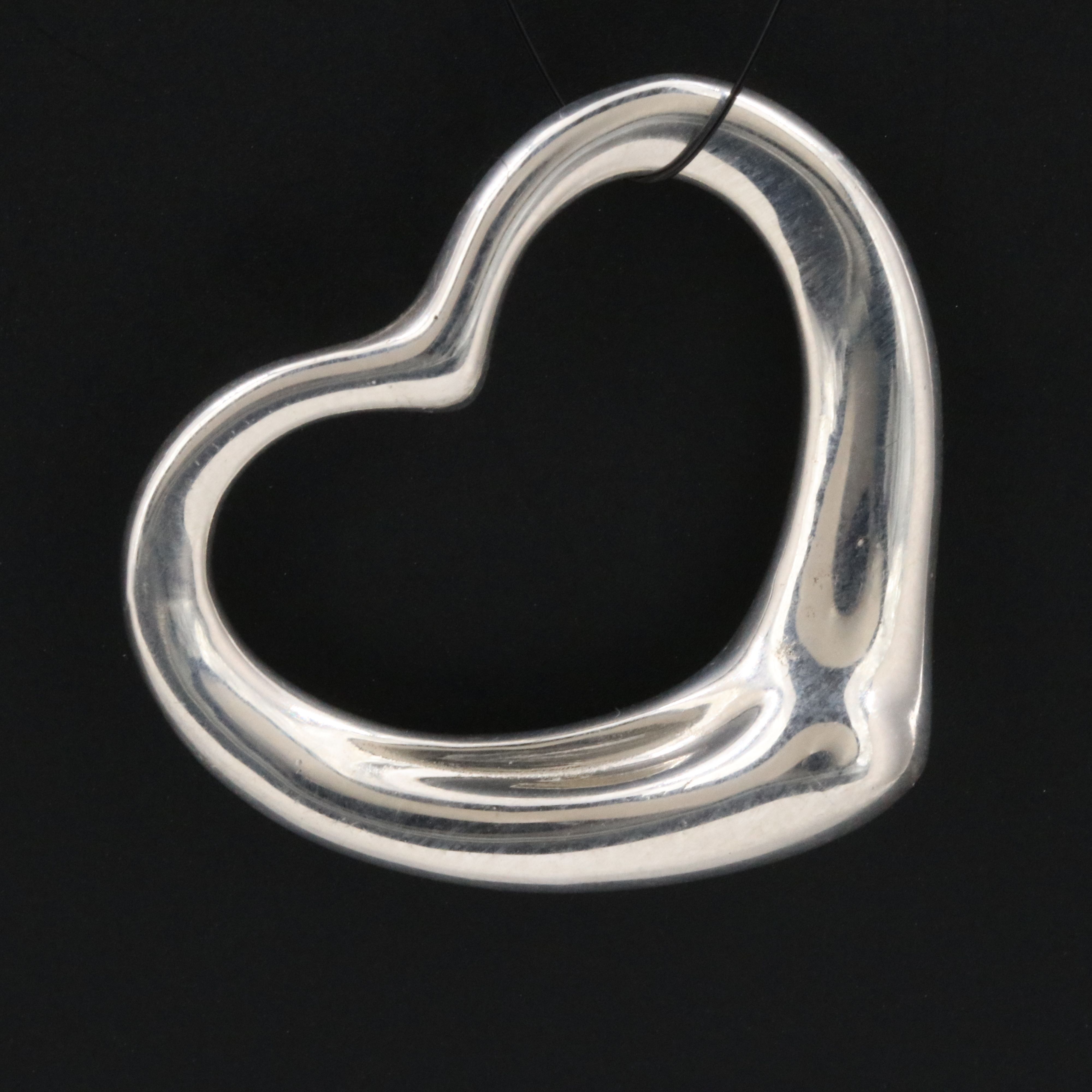 Elsa Peretti for Tiffany & Co. Open Heart Sterling Pendant