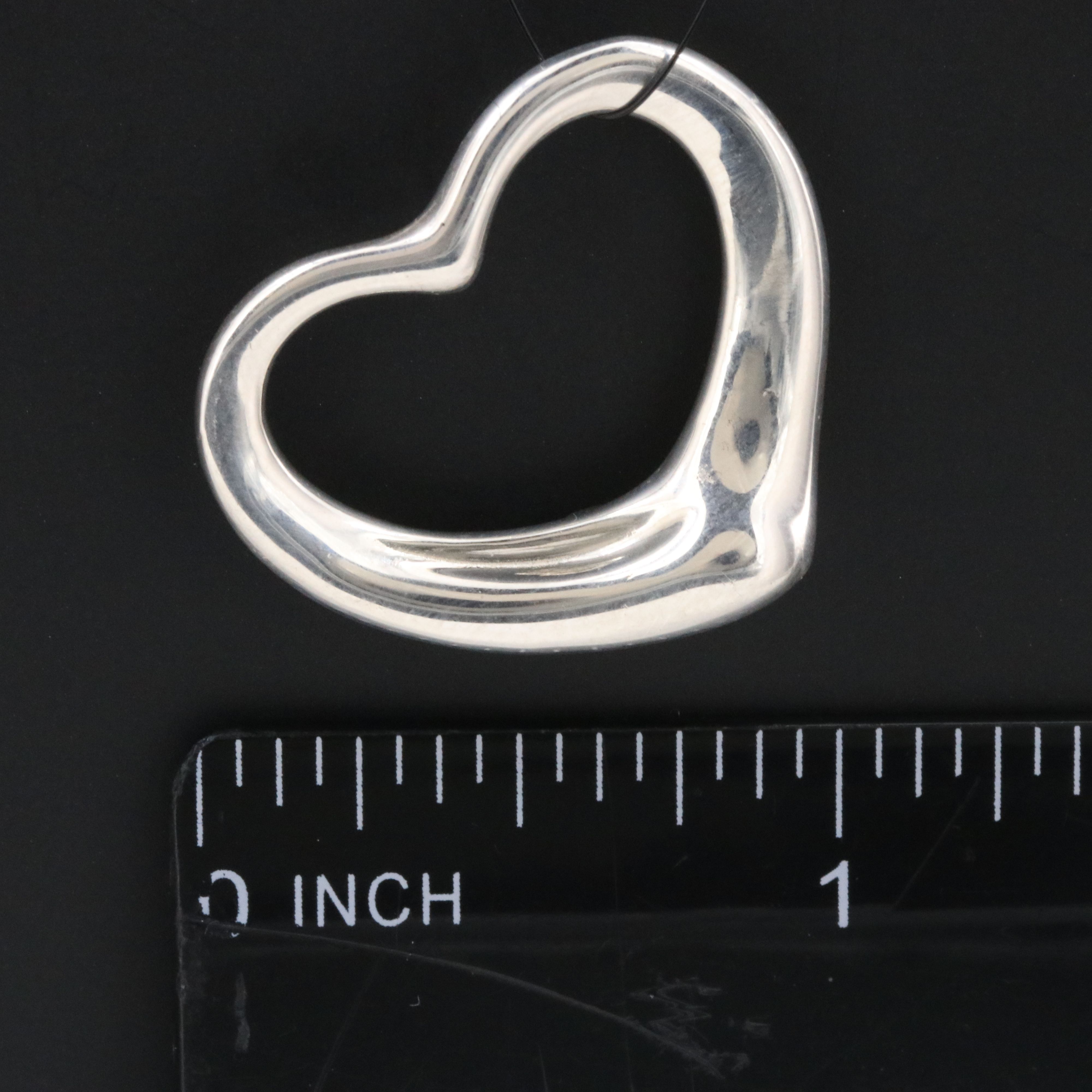 Elsa Peretti for Tiffany & Co. Open Heart Sterling Pendant