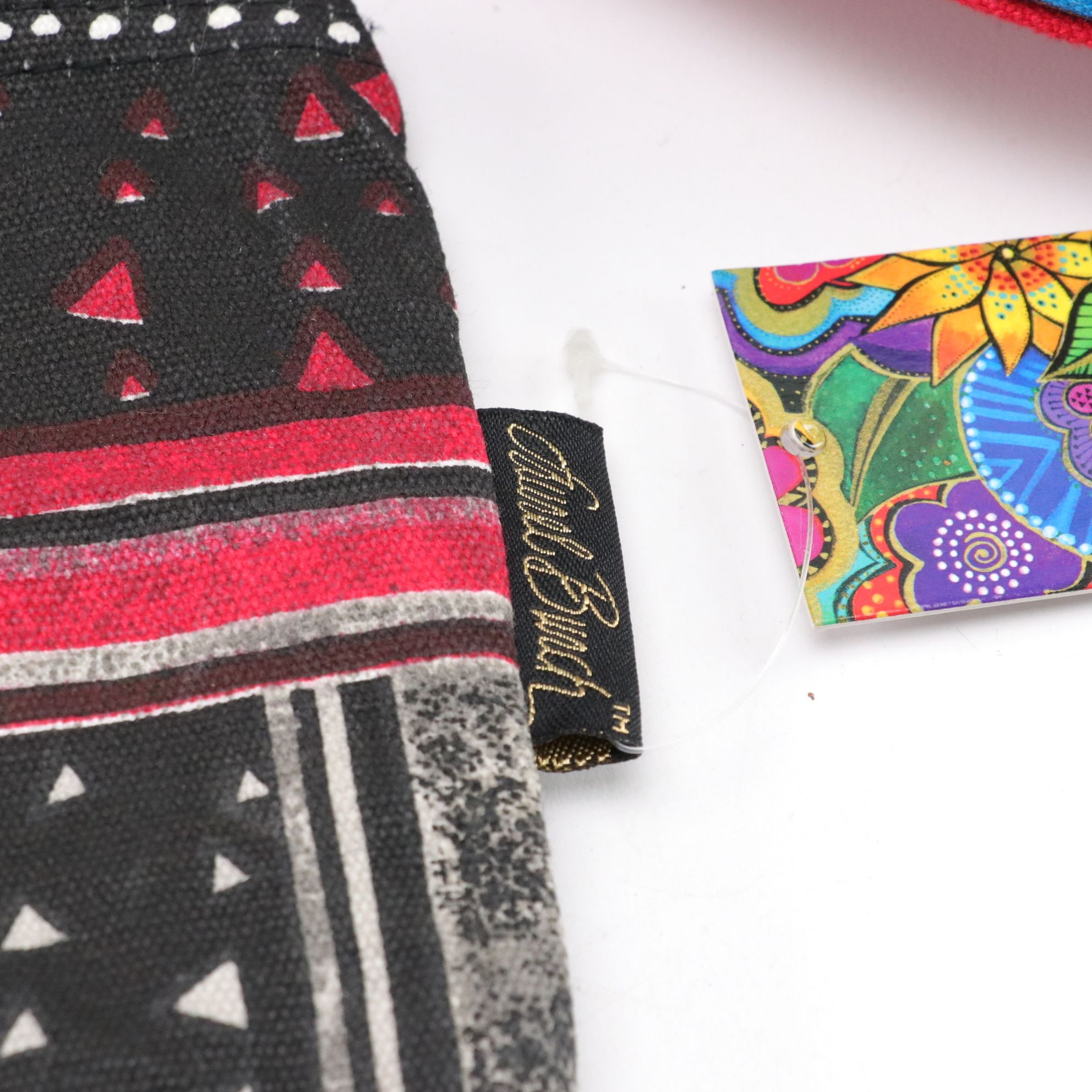 Laurel Burch Handmade Cat Tote Bags with Pouch