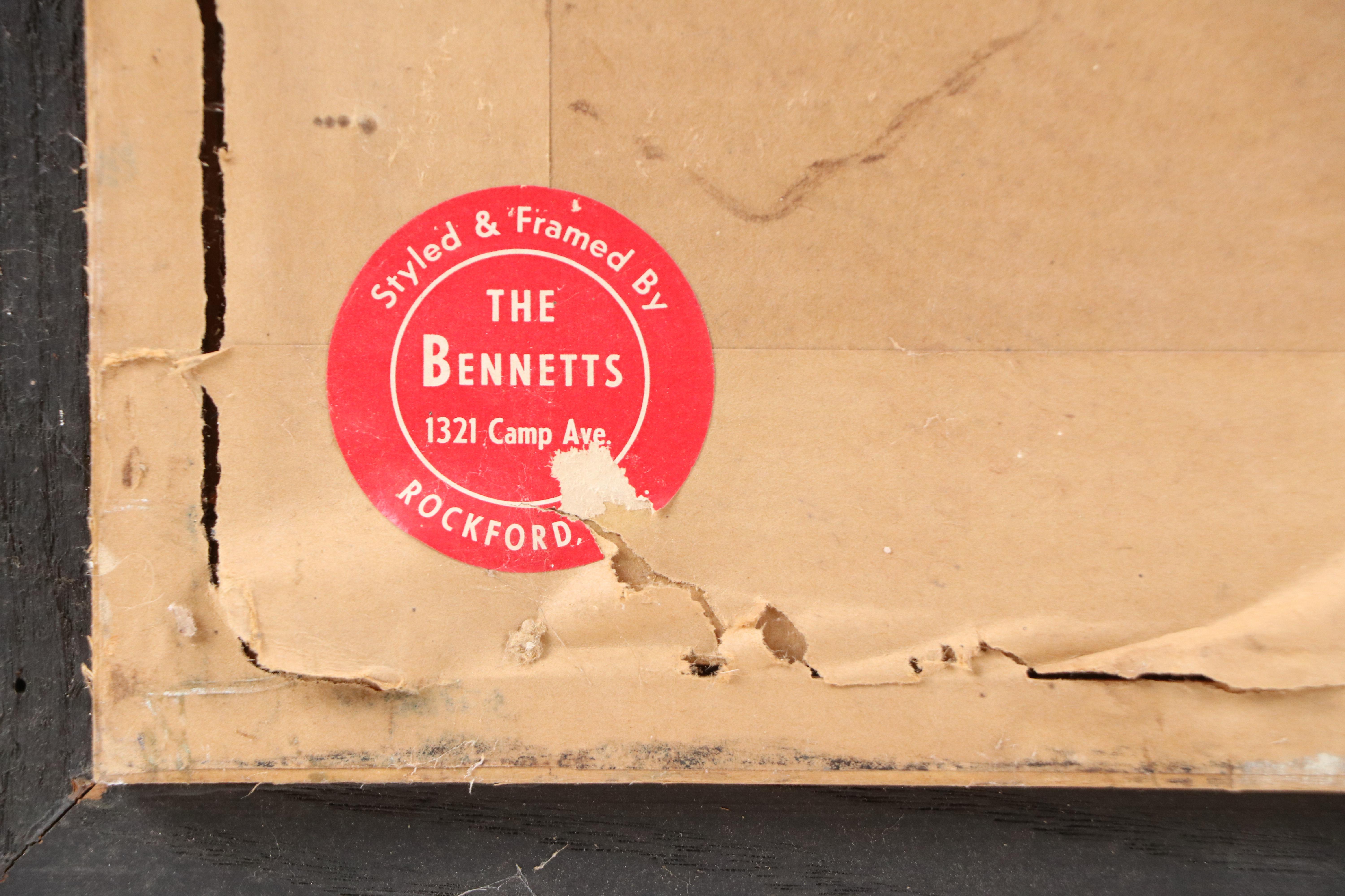 Modernist Mixed Media Abstract Composition