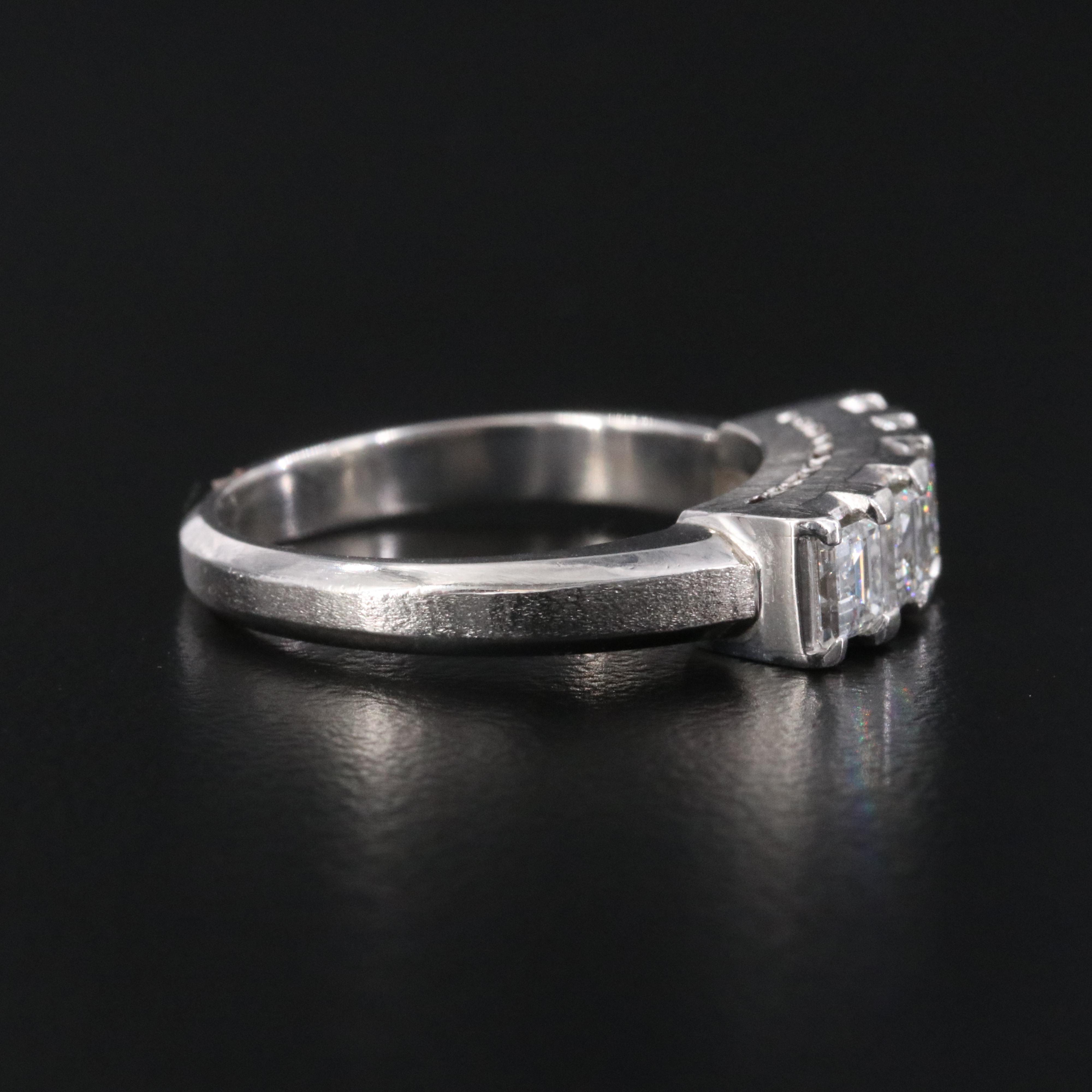Platinum 0.90 CTW Diamond Ring