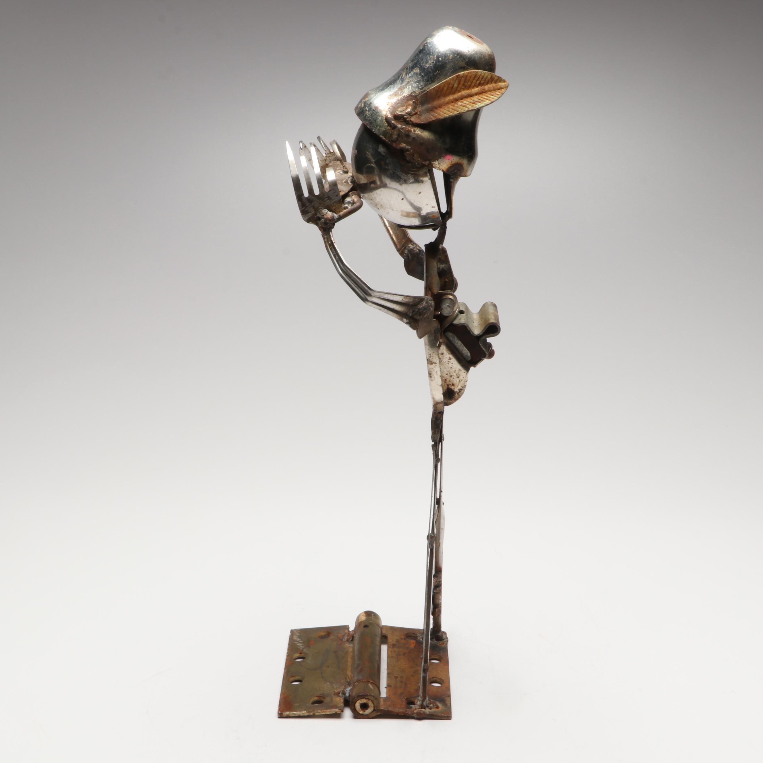 American Folk Art Style Assemblage Sculpture