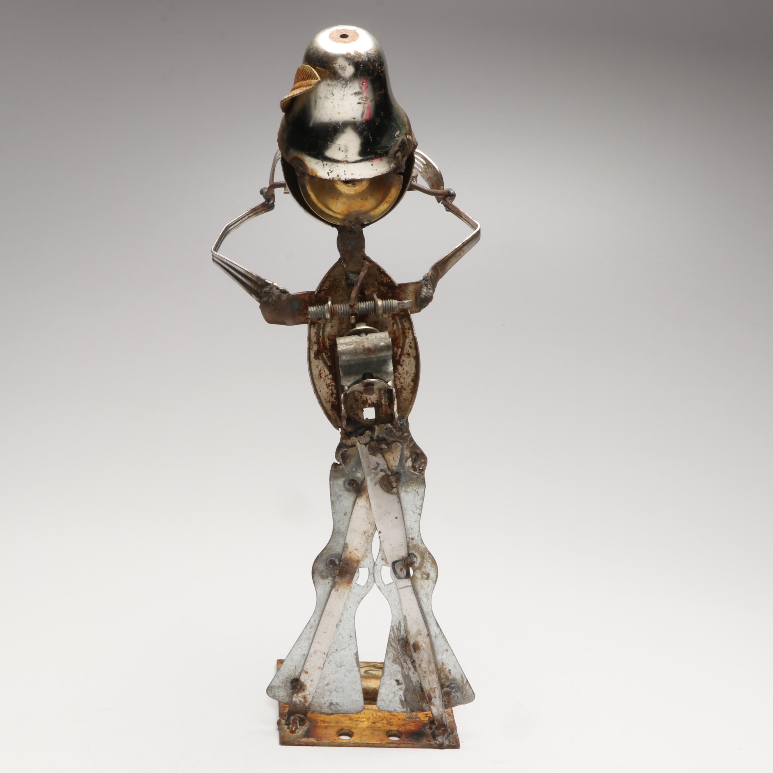 American Folk Art Style Assemblage Sculpture