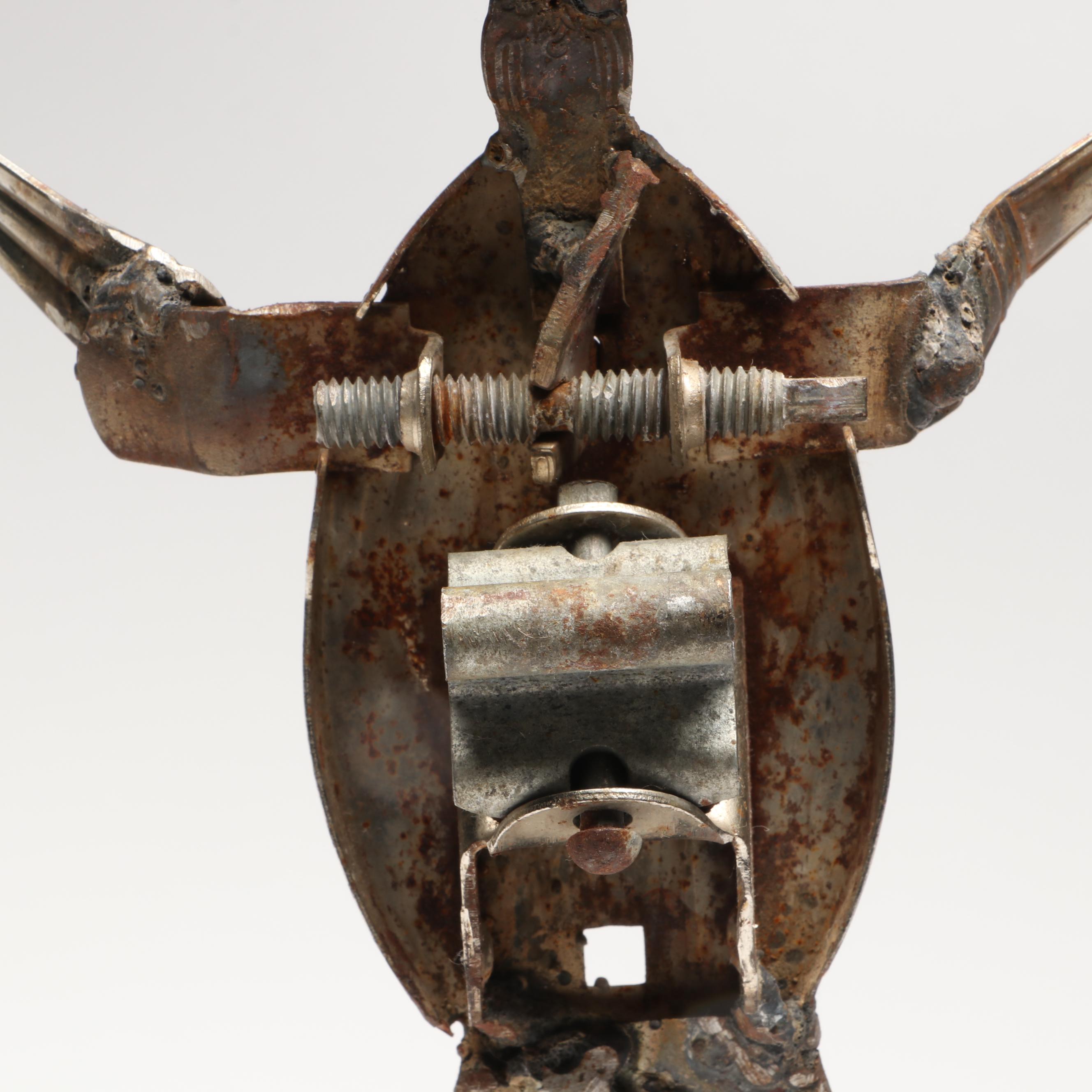 American Folk Art Style Assemblage Sculpture