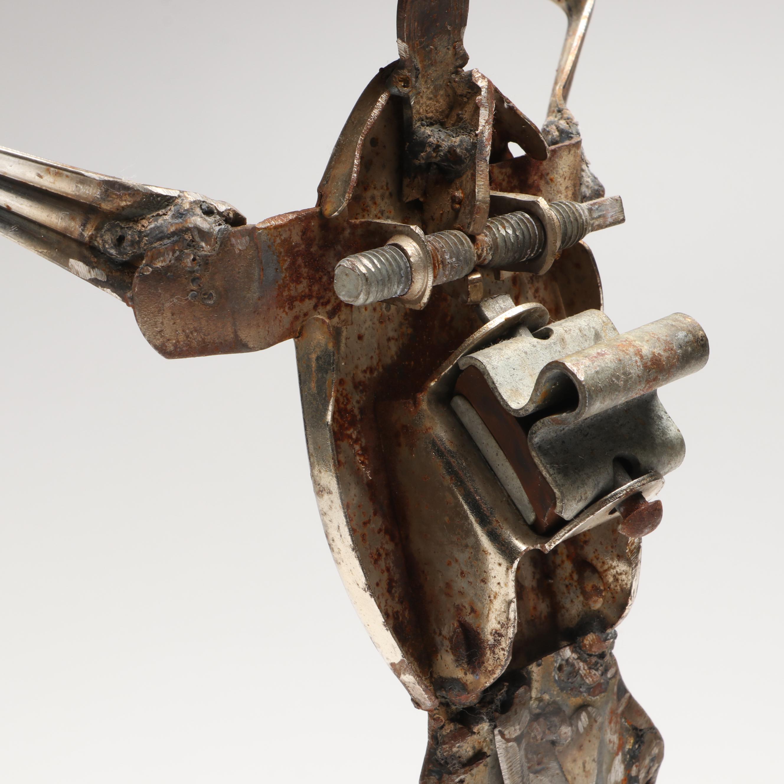 American Folk Art Style Assemblage Sculpture