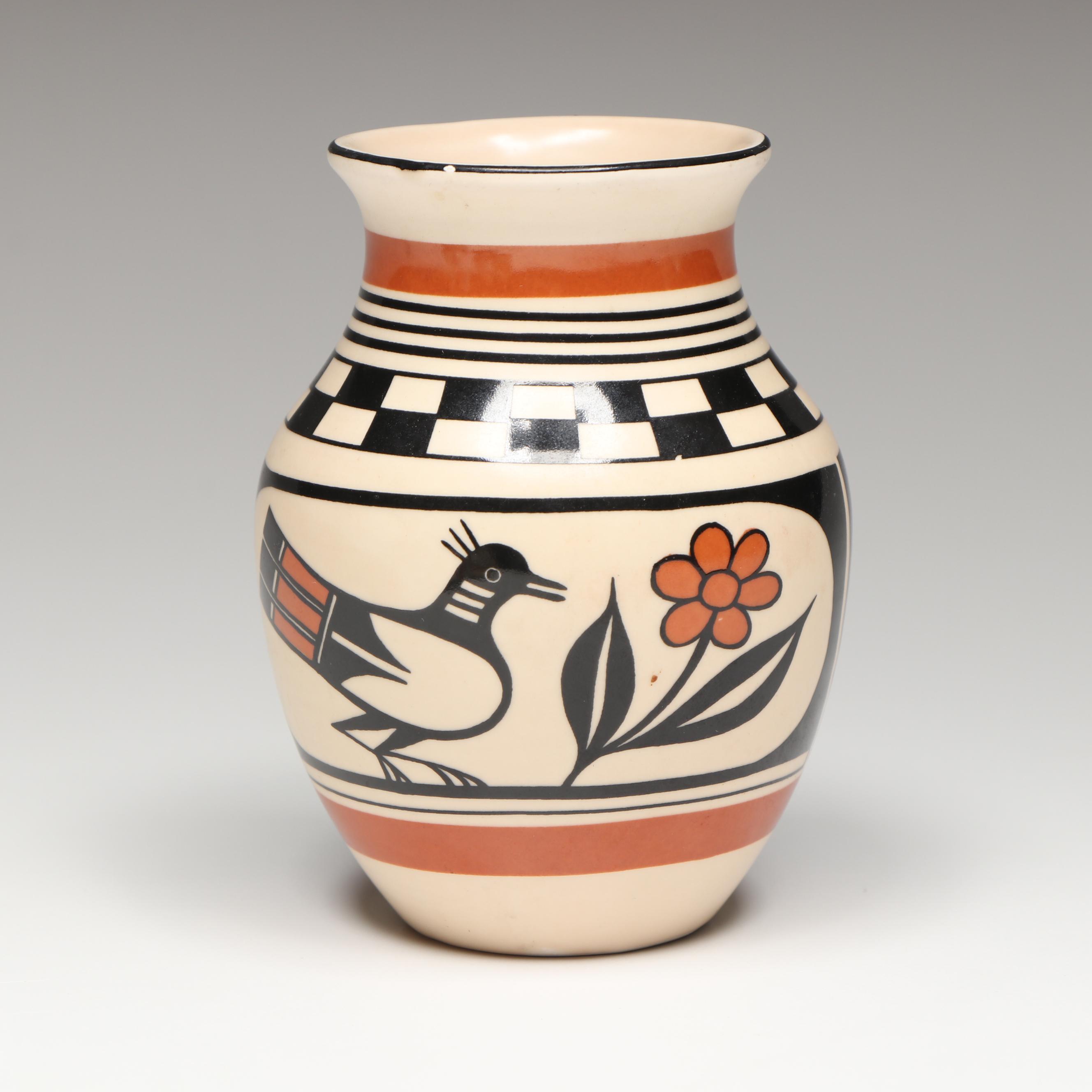 American Indian Life and Legends Reproduction Ceramic Vases