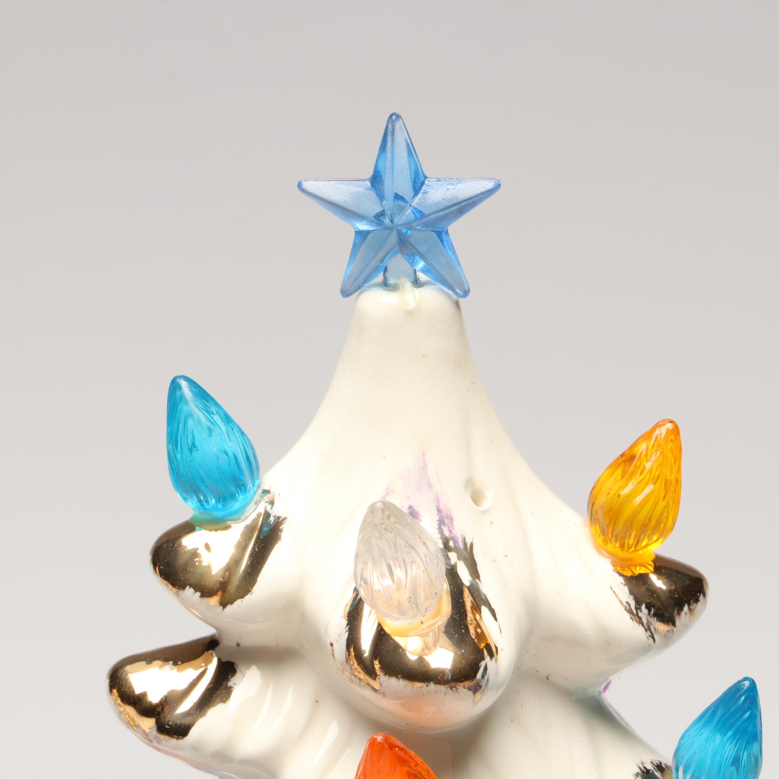 Holland Mold Ceramic Christmas Tree Accent Lights