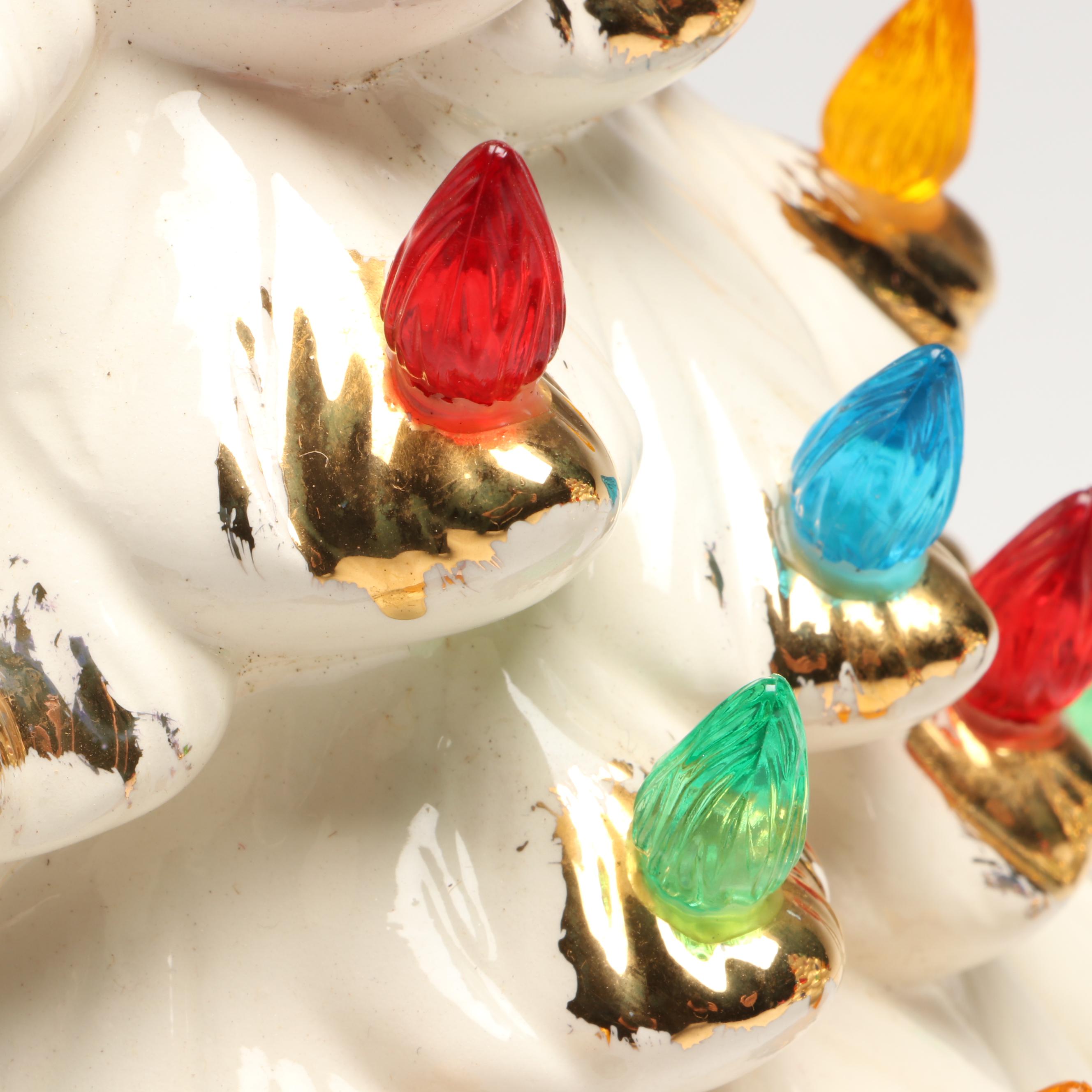 Holland Mold Ceramic Christmas Tree Accent Lights