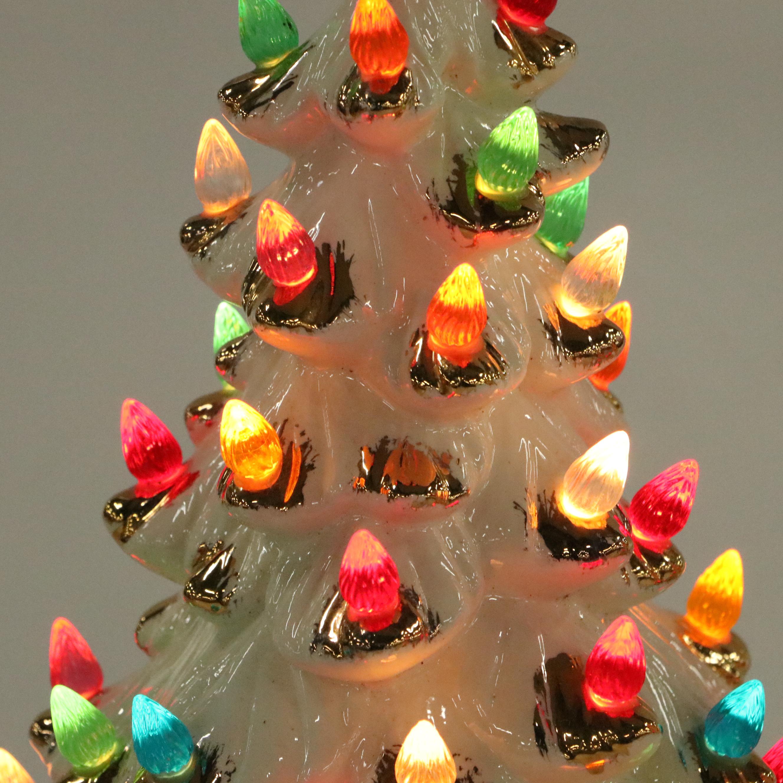 Holland Mold Ceramic Christmas Tree Accent Lights