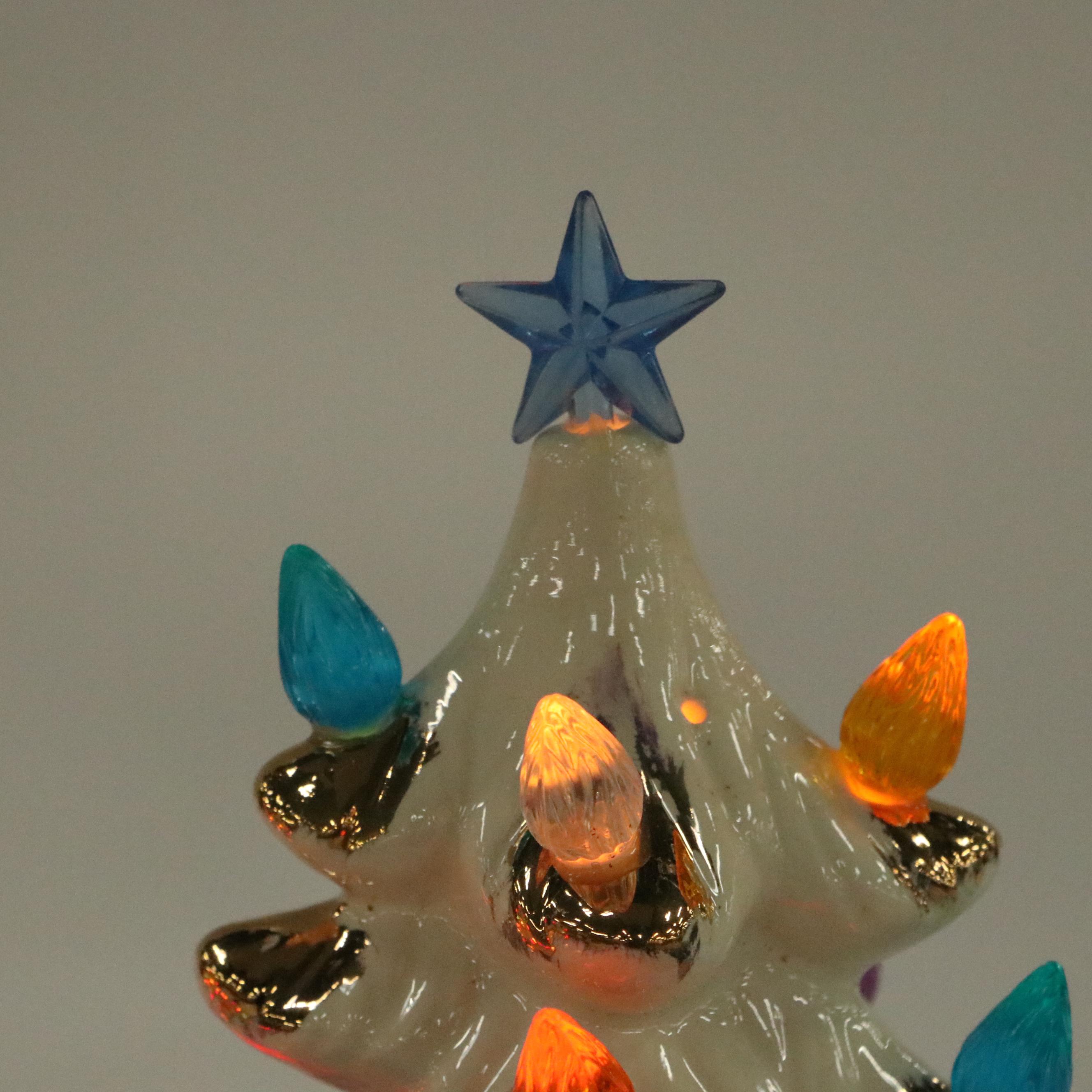 Holland Mold Ceramic Christmas Tree Accent Lights