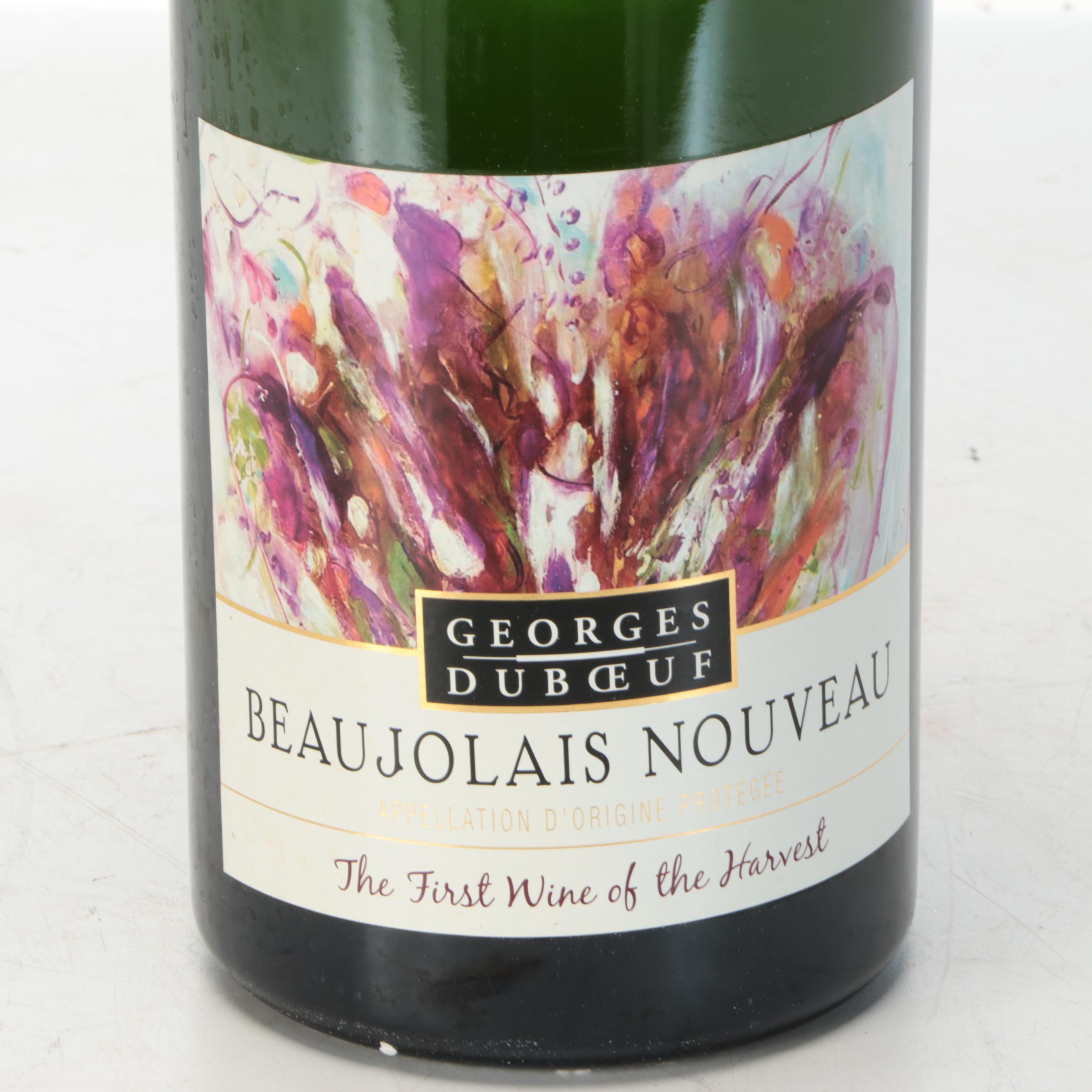 Georges Deboeuf 2019 Beaujolais Nouveau Magnum Wine Bottle