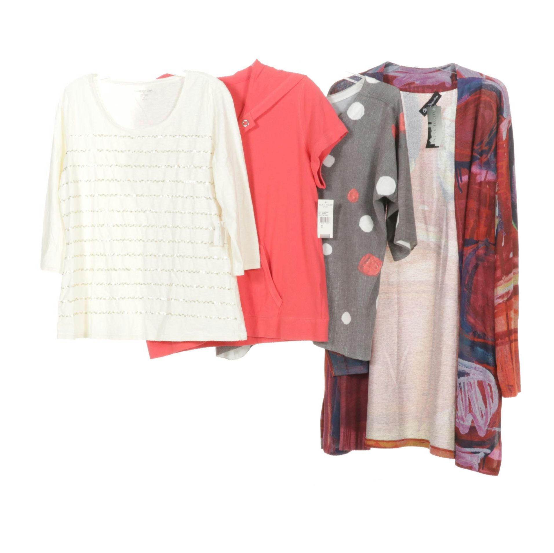 Claire Des Jardins Cardigan with Hannah Sport Hoodie, Coldwater Creek & More