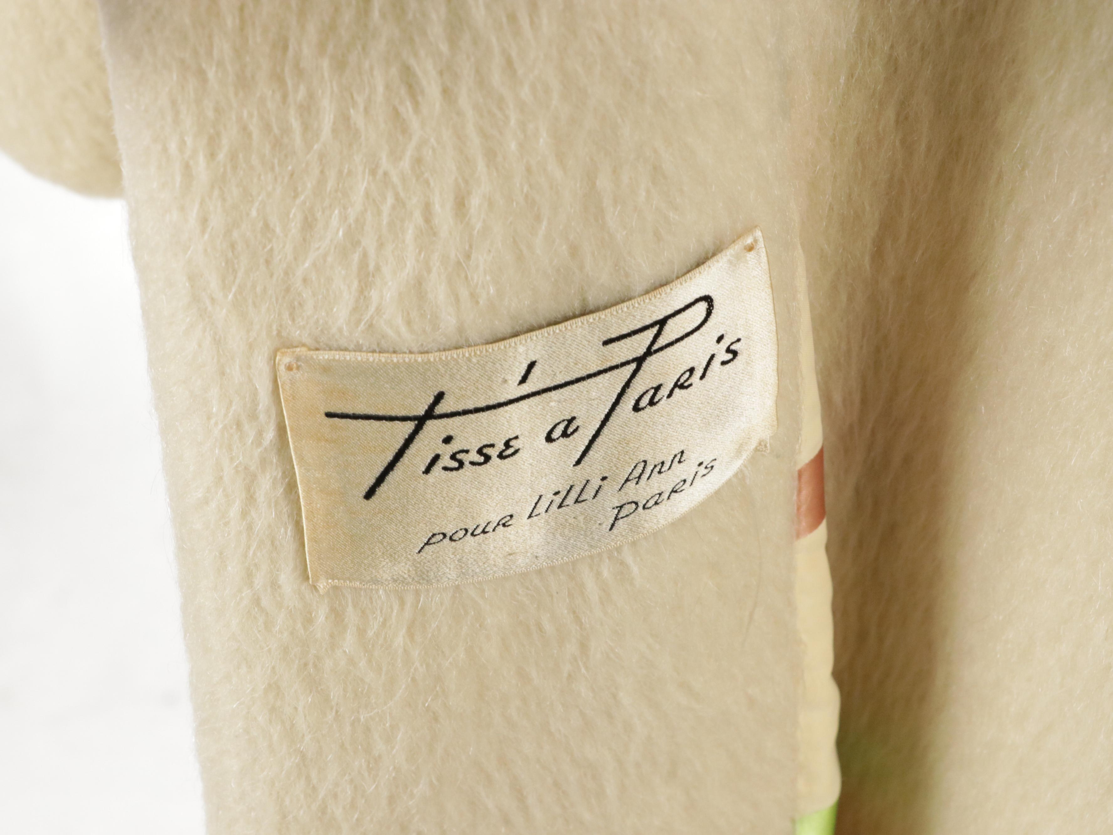 Lilli Ann Swing Coat in French Mohair with Silk Lining, Early 1960s