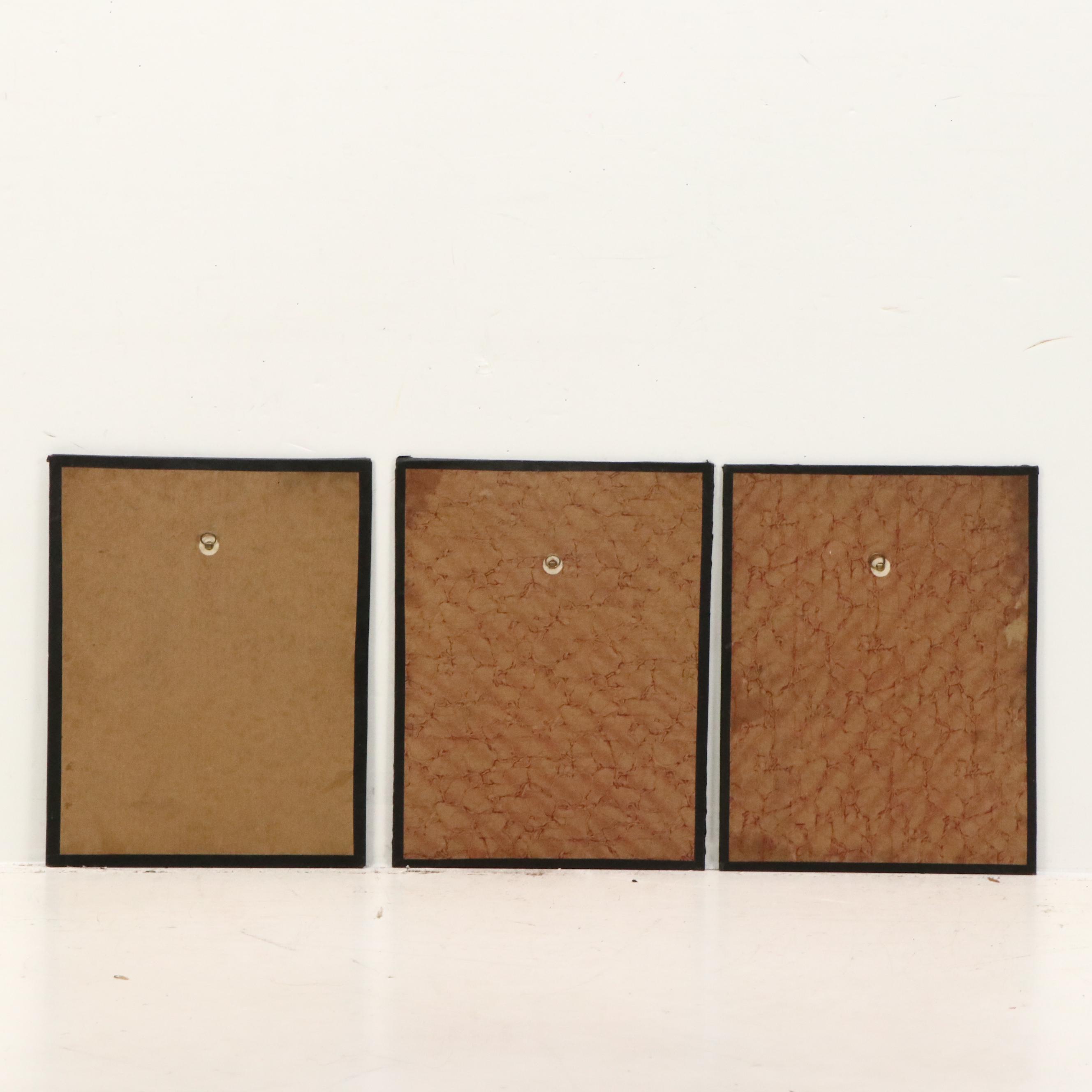 After Winold Reiss Indigenous American Portraits Color Halftones, Mid-Century