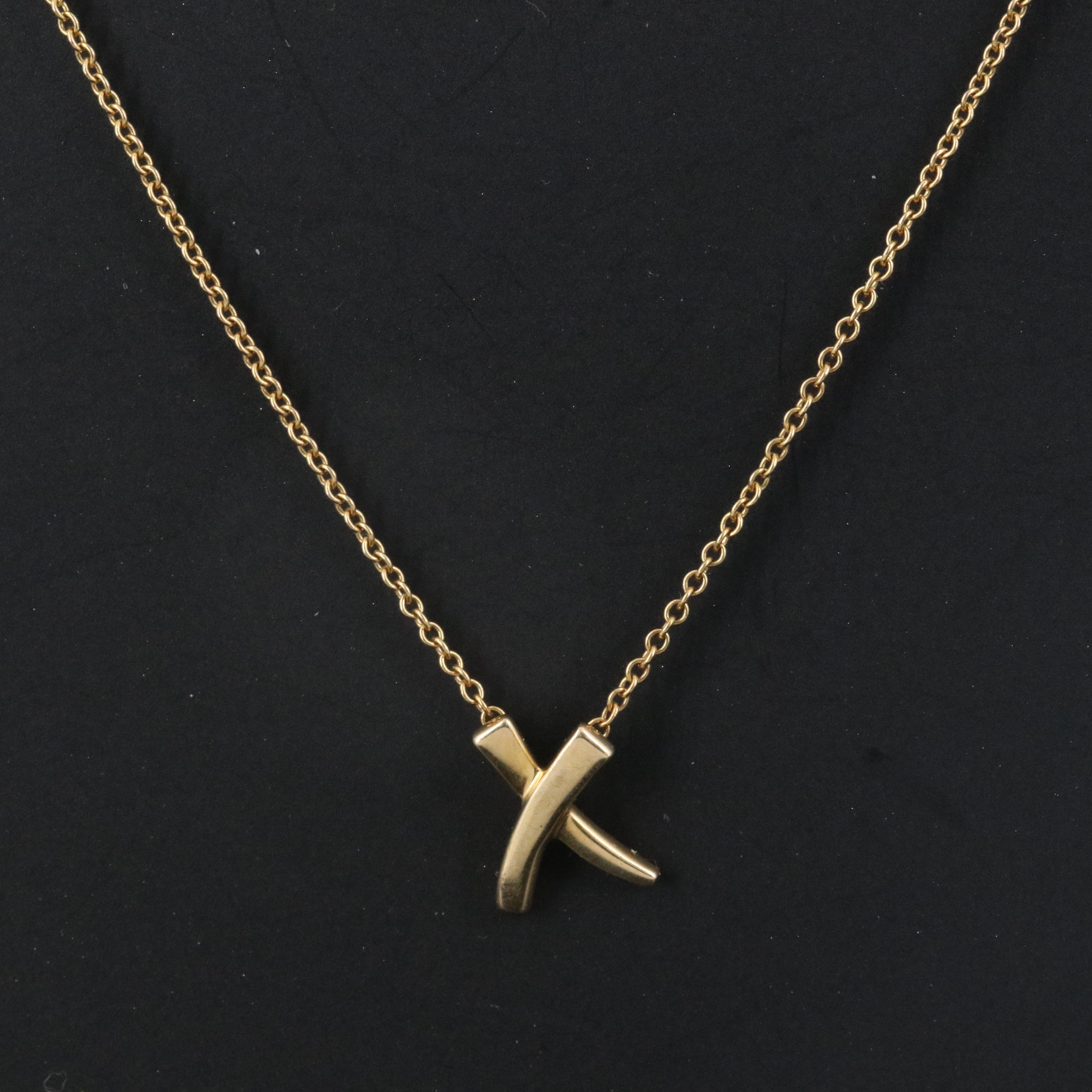 Paloma Picasso for Tiffany & Co. Graffiti X 18K Necklace