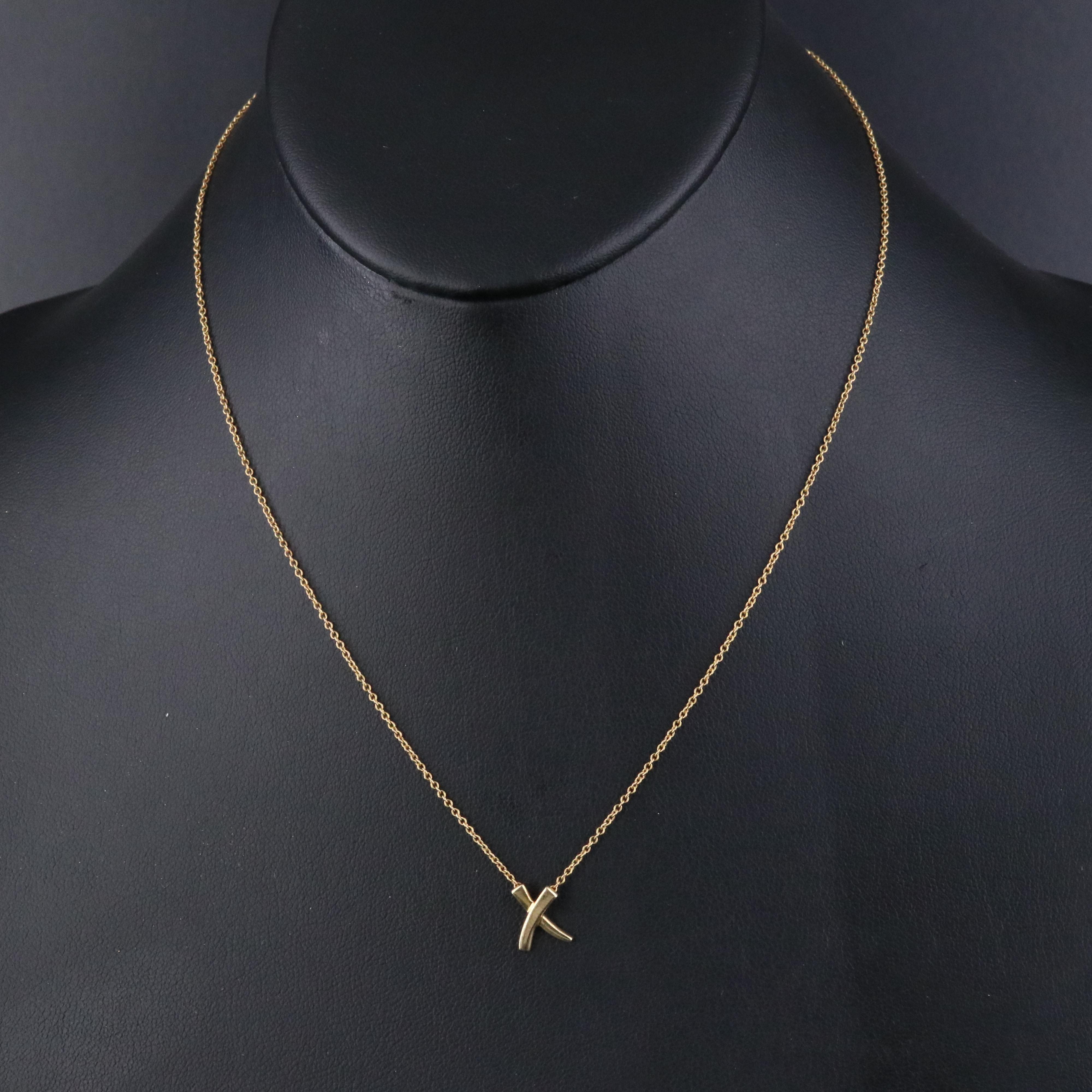 Paloma Picasso for Tiffany & Co. Graffiti X 18K Necklace