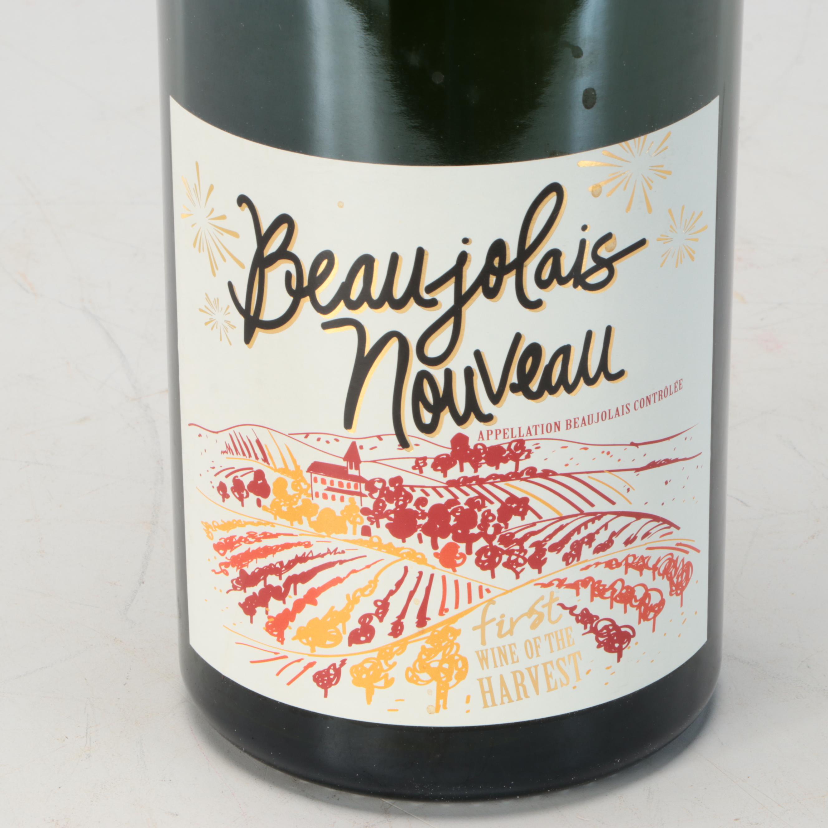 Georges Duboeuf 2015 Beaujolais Nouveau Rehoboam Wine Bottle